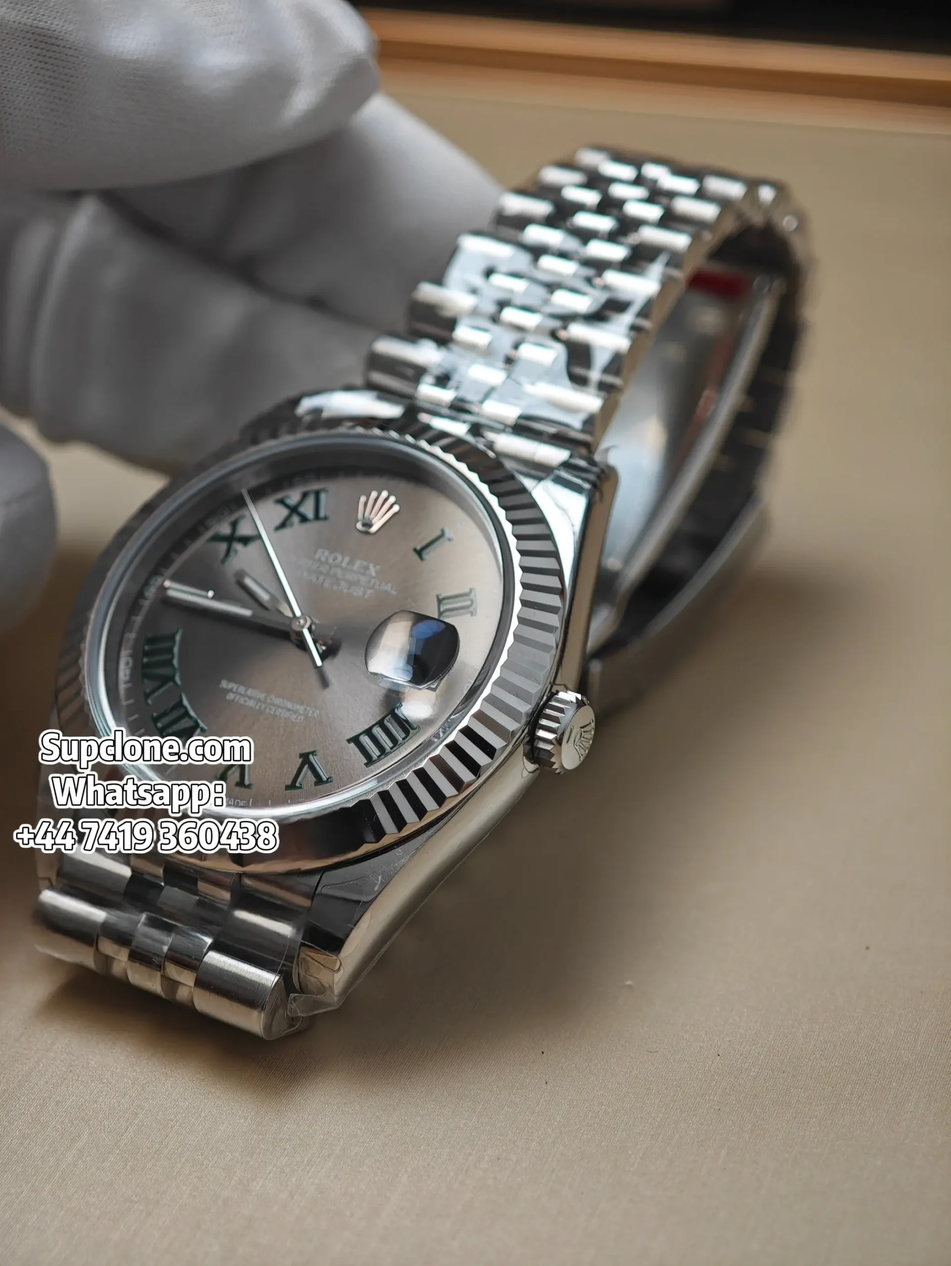 Rolex Datejust M126334 Super Clone - Wimbledon Grey Dial 41mm