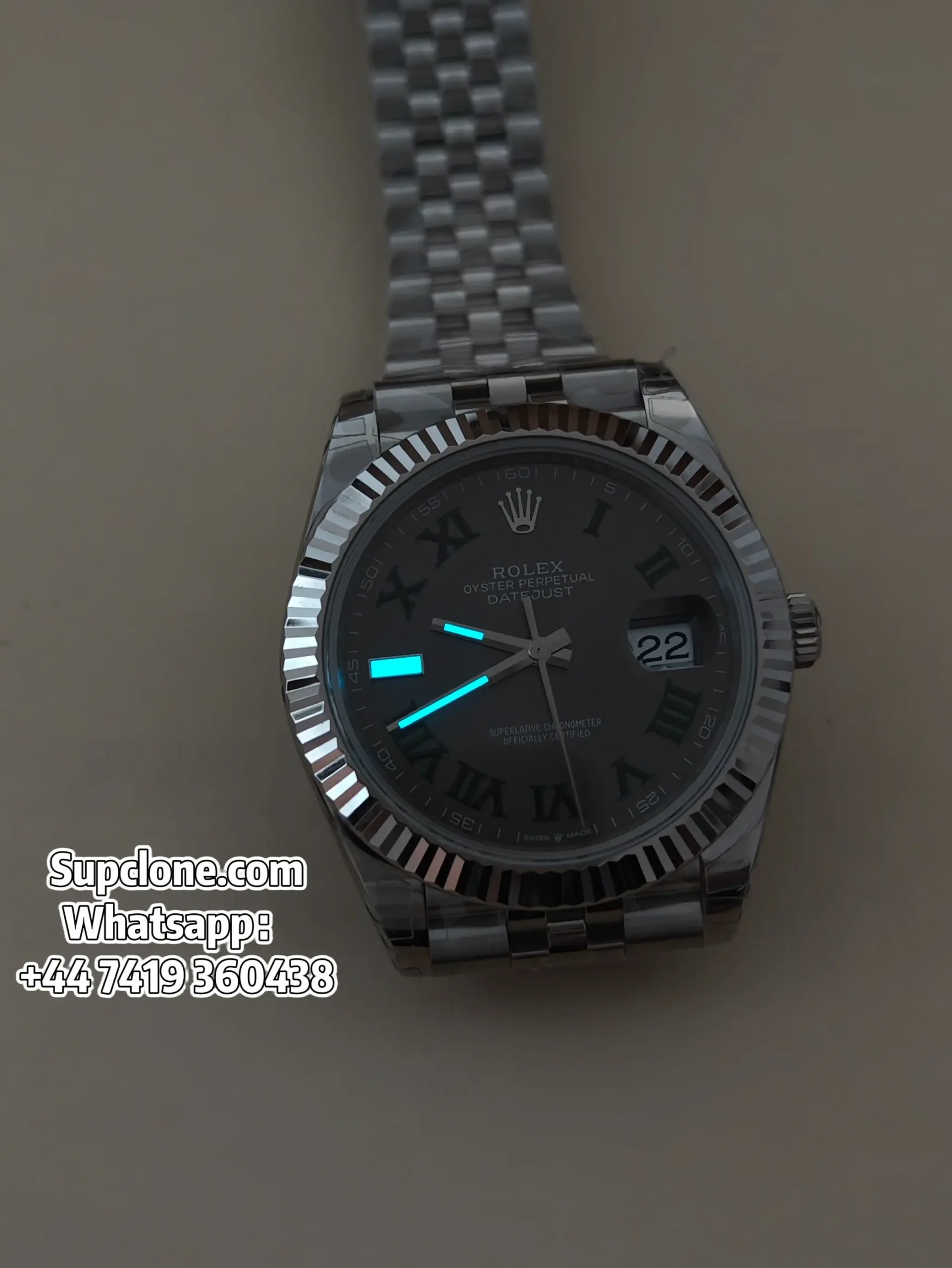 Rolex Datejust M126334 Super Clone - Wimbledon Grey Dial 41mm