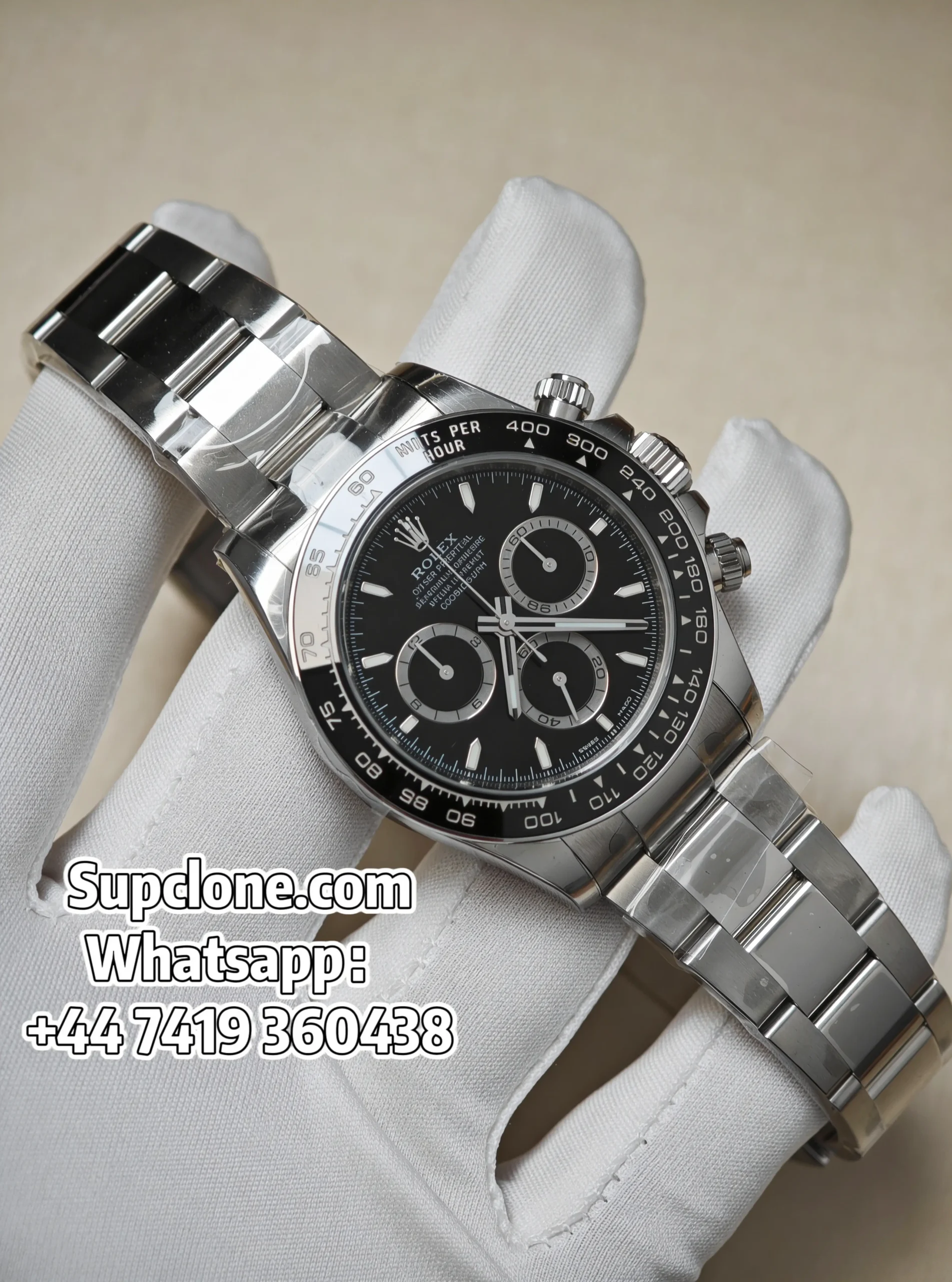 Rolex Daytona 126500LN Black Dial Super Clone