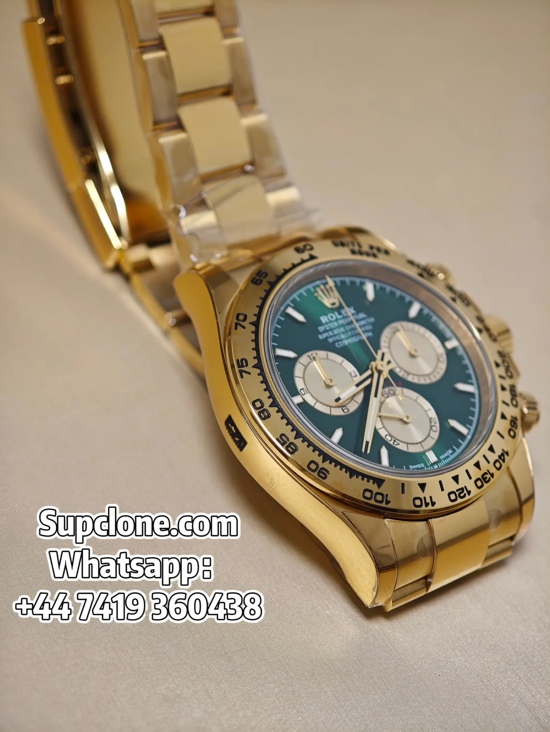 Rolex Daytona Super Clone M126508-0008 Green Dial