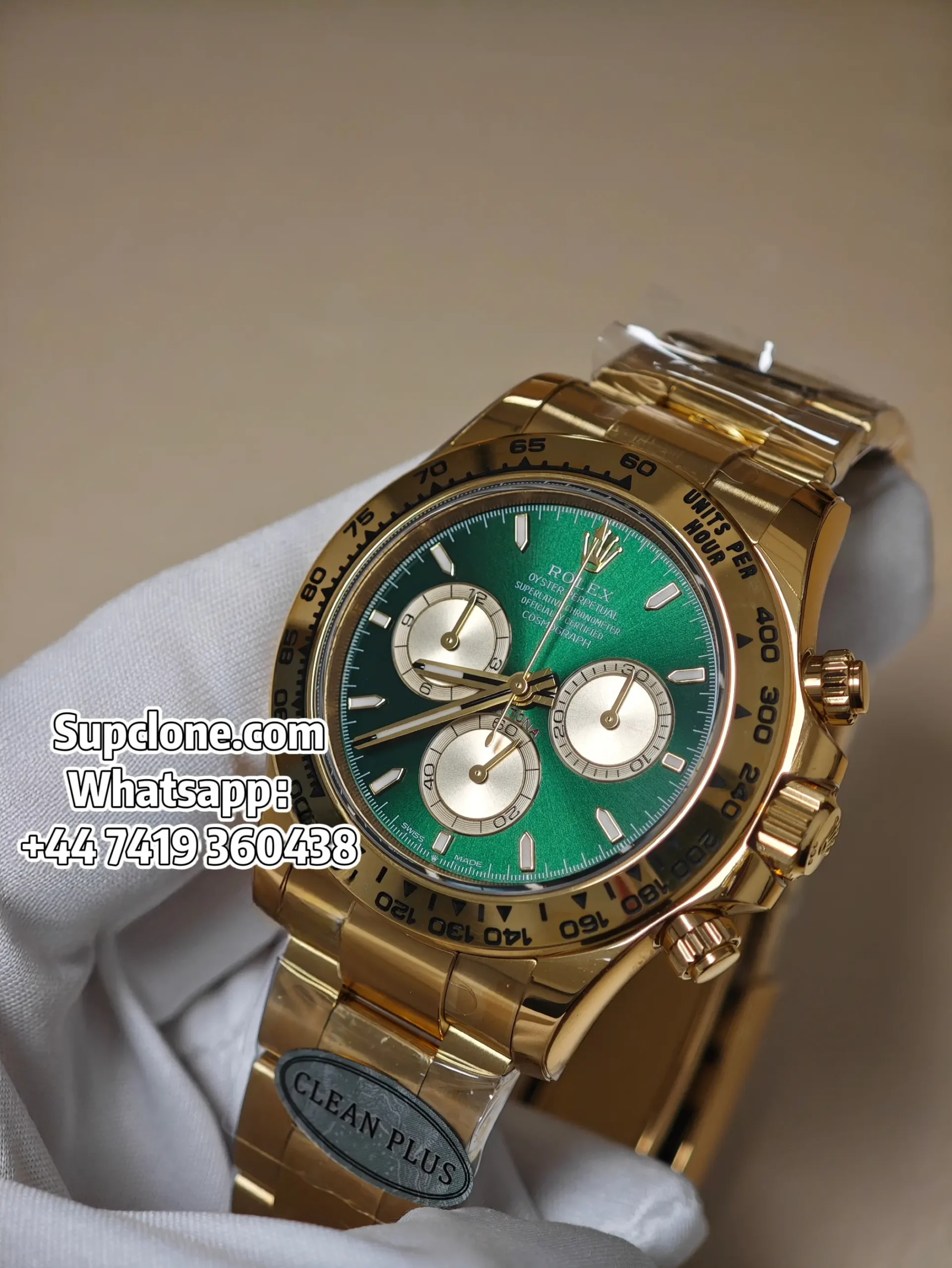 Rolex Daytona Super Clone M126508-0008 Green Dial