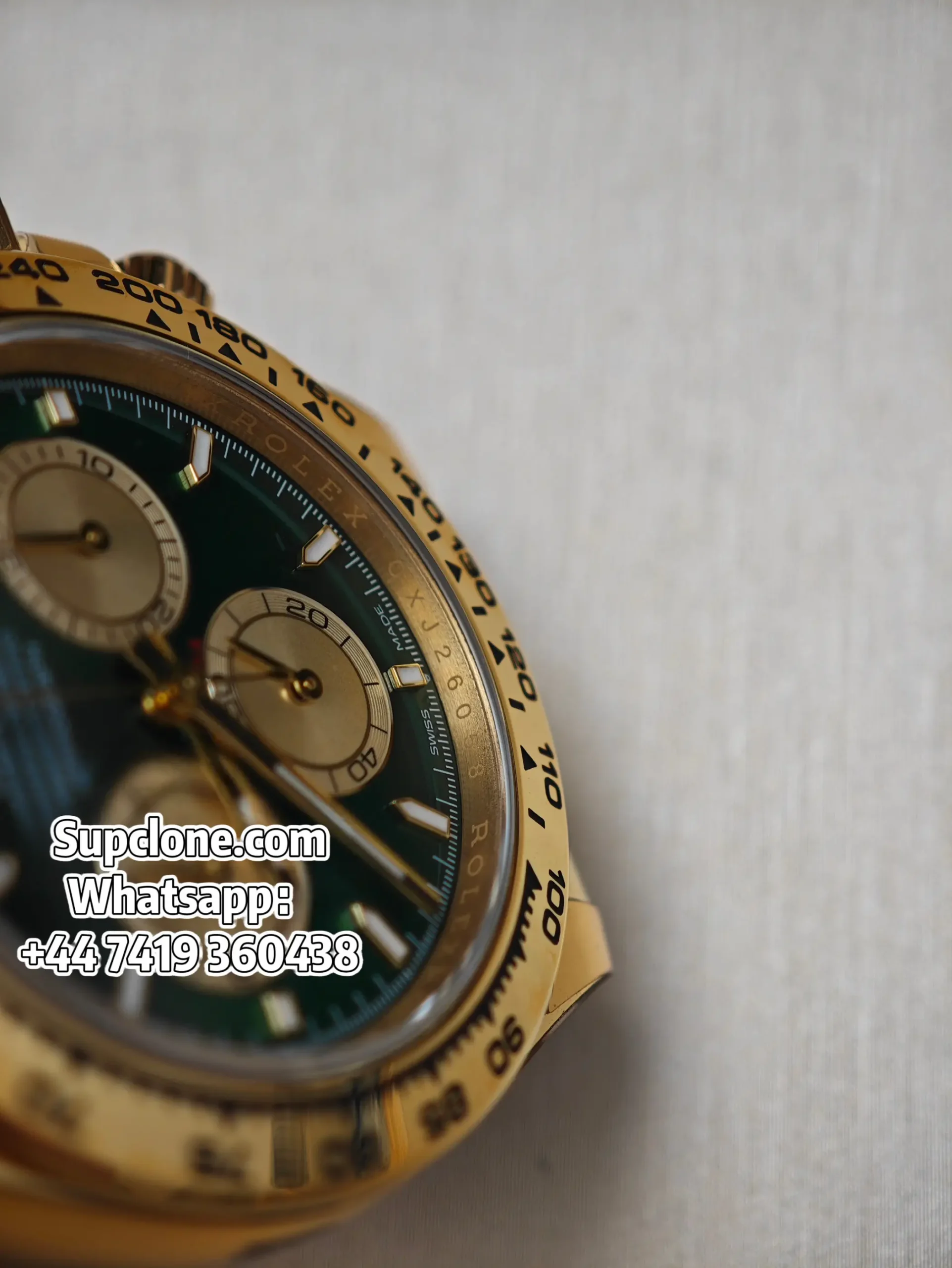 Rolex Daytona Super Clone M126508-0008 Green Dial