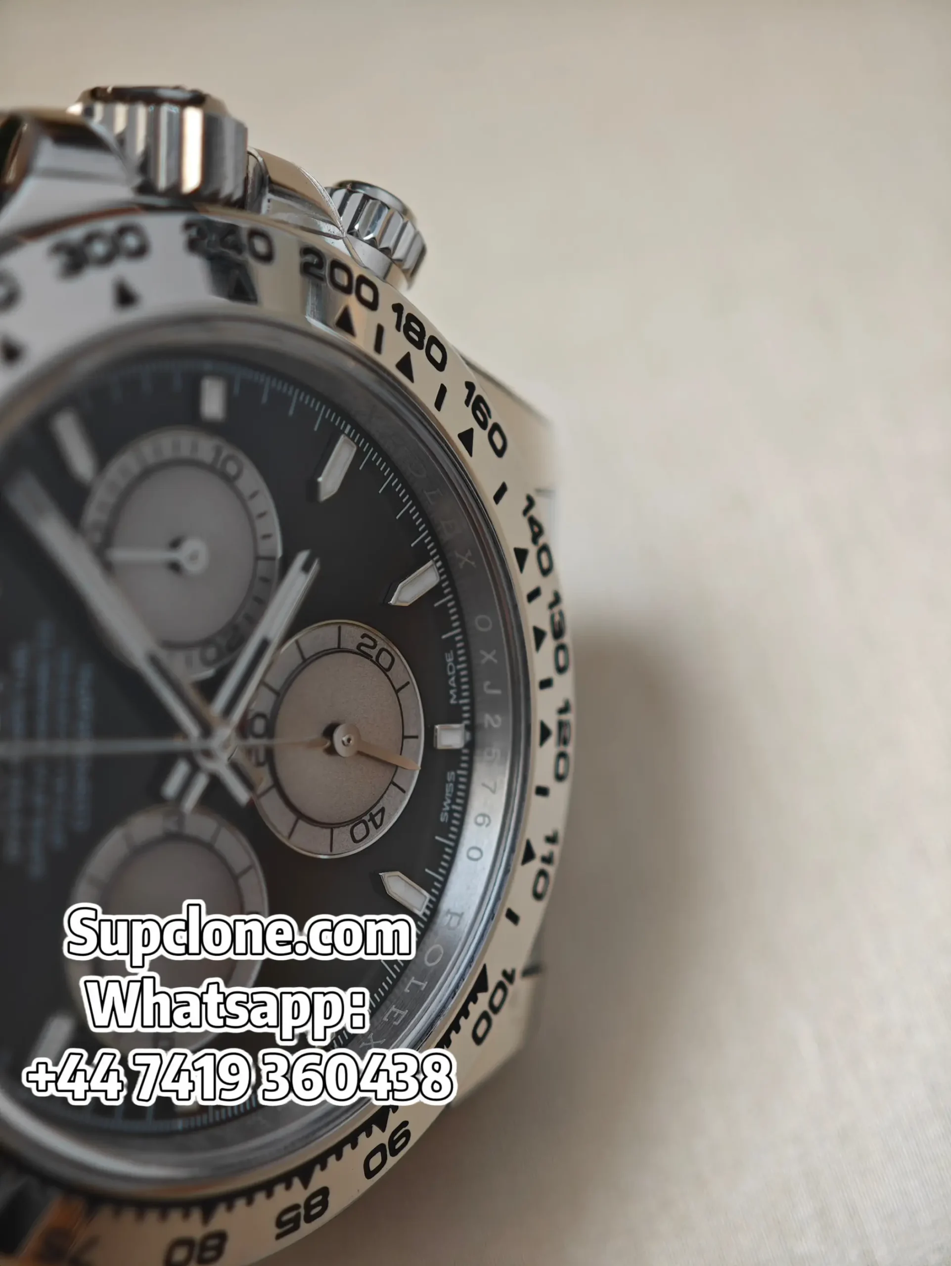 Rolex Daytona Super Clone M126509-0001 Black Dial