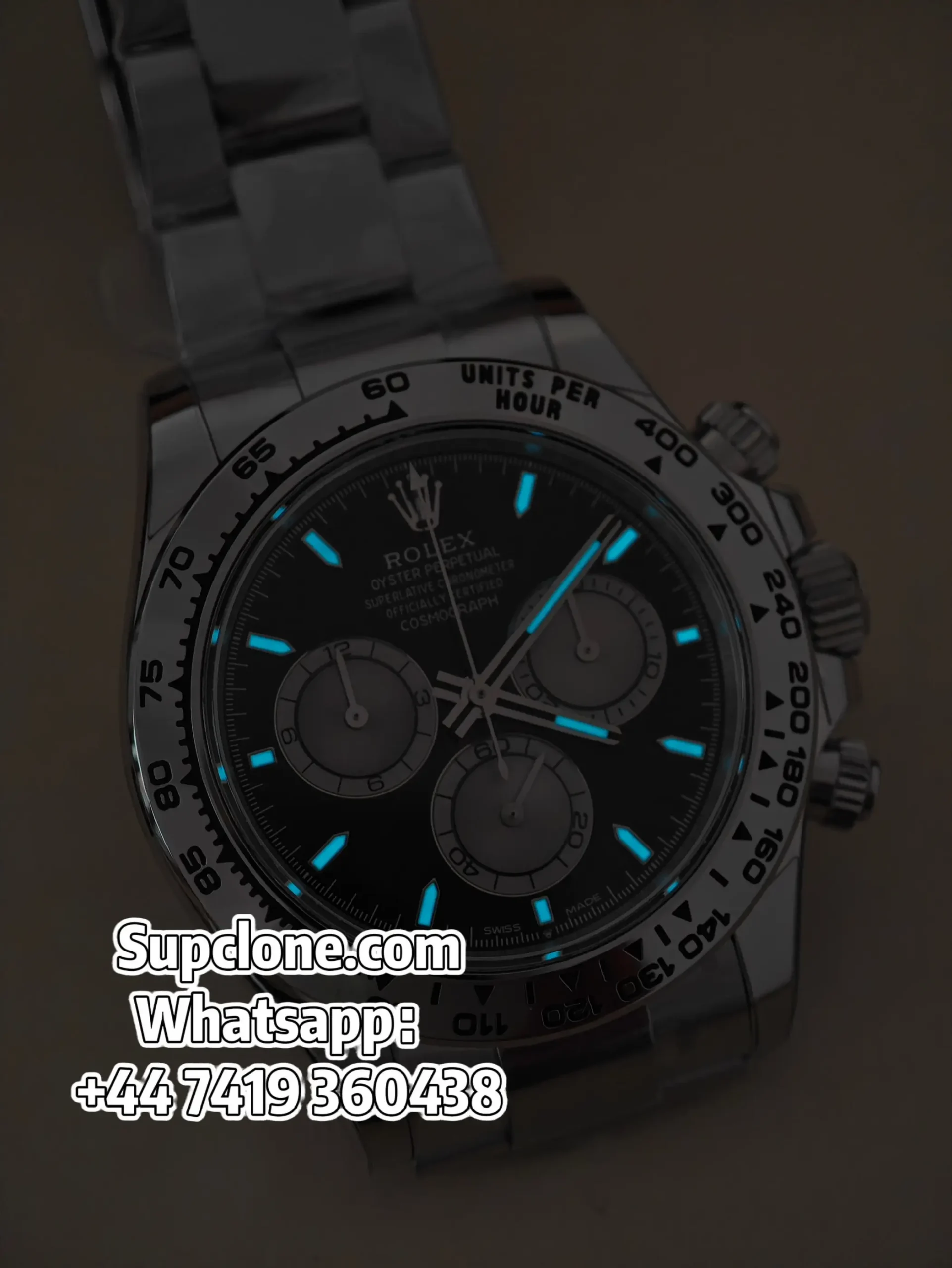 Rolex Daytona Super Clone M126509-0001 Black Dial