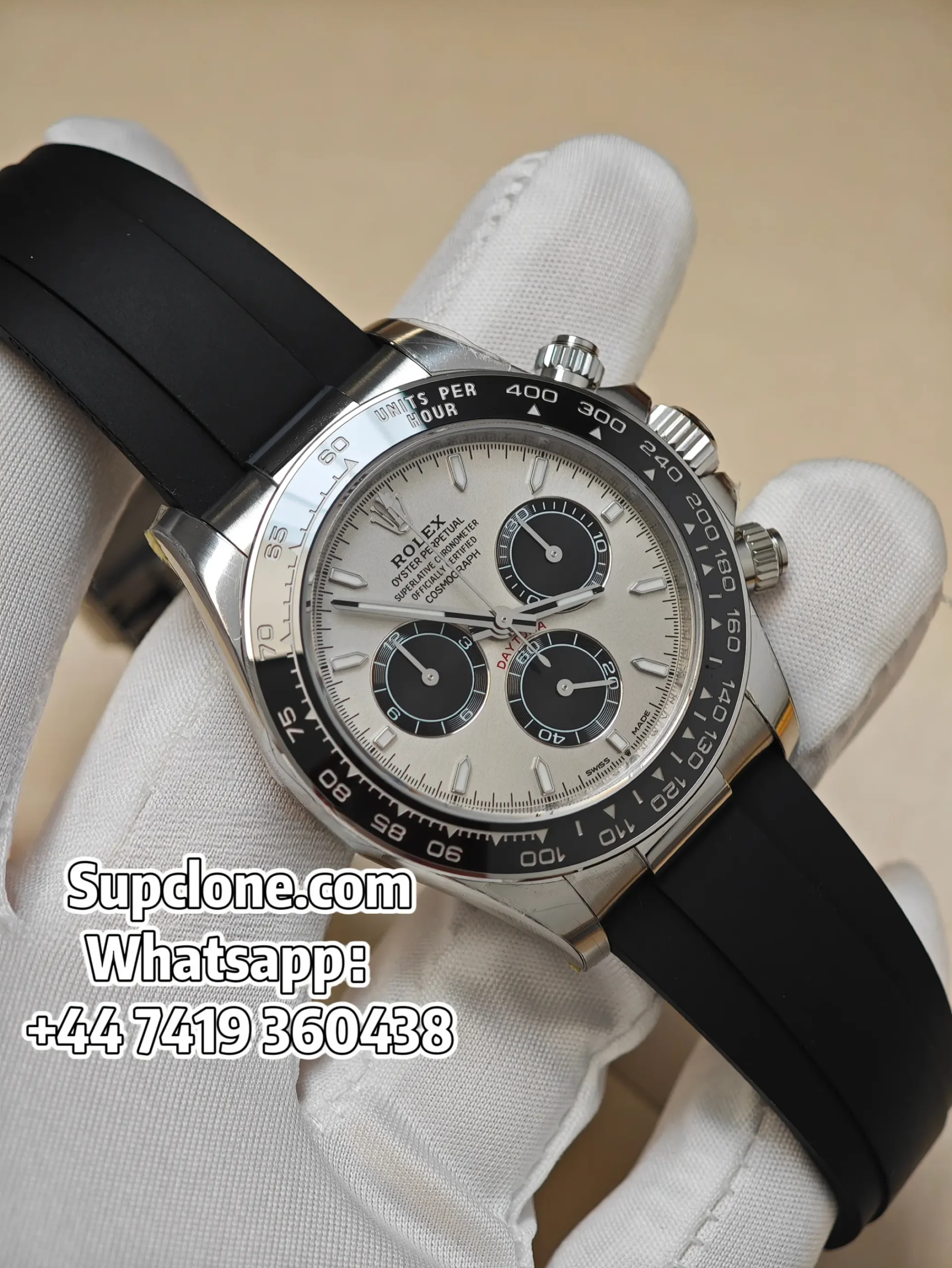 Rolex Daytona Super Clone M126519LN-0006 Silver Dial