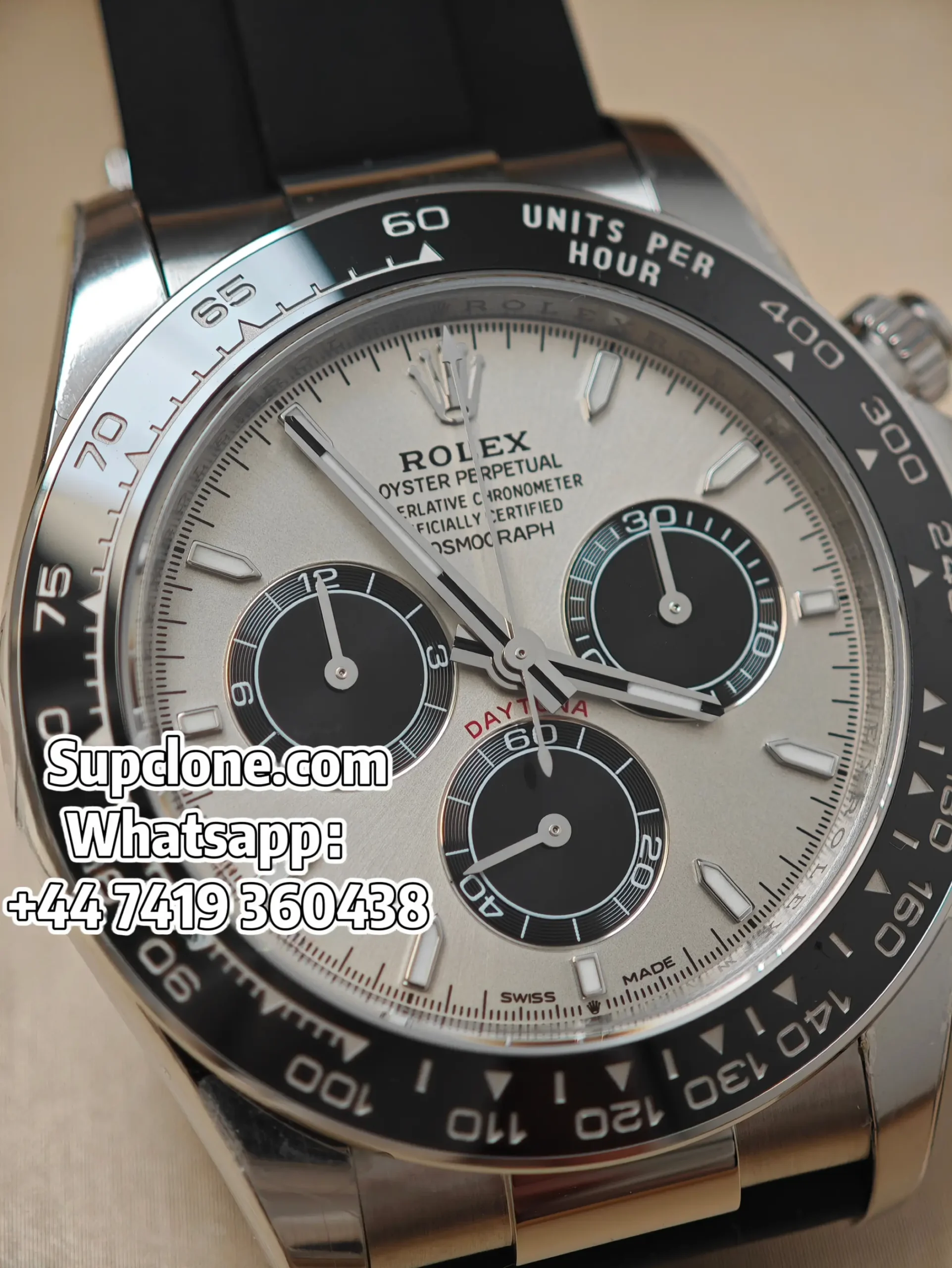 Rolex Daytona Super Clone M126519LN-0006 Silver Dial