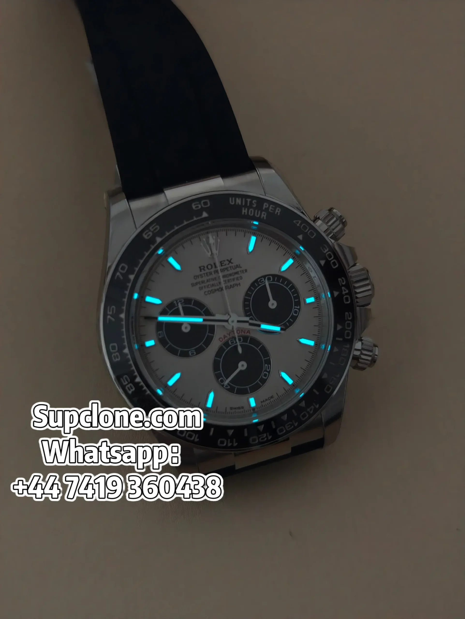 Rolex Daytona Super Clone M126519LN-0006 Silver Dial