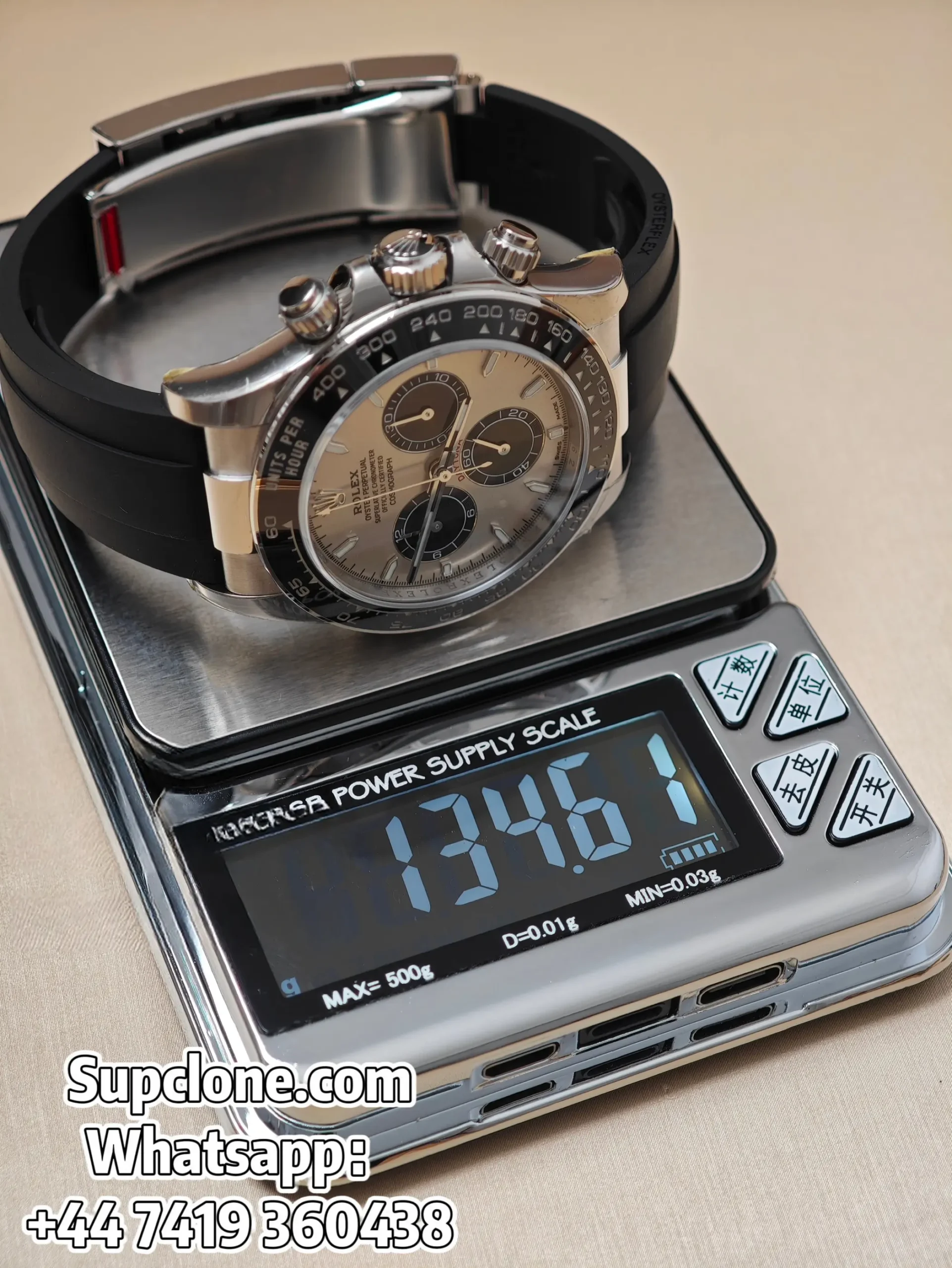 Rolex Daytona Super Clone M126519LN-0006 Silver Dial
