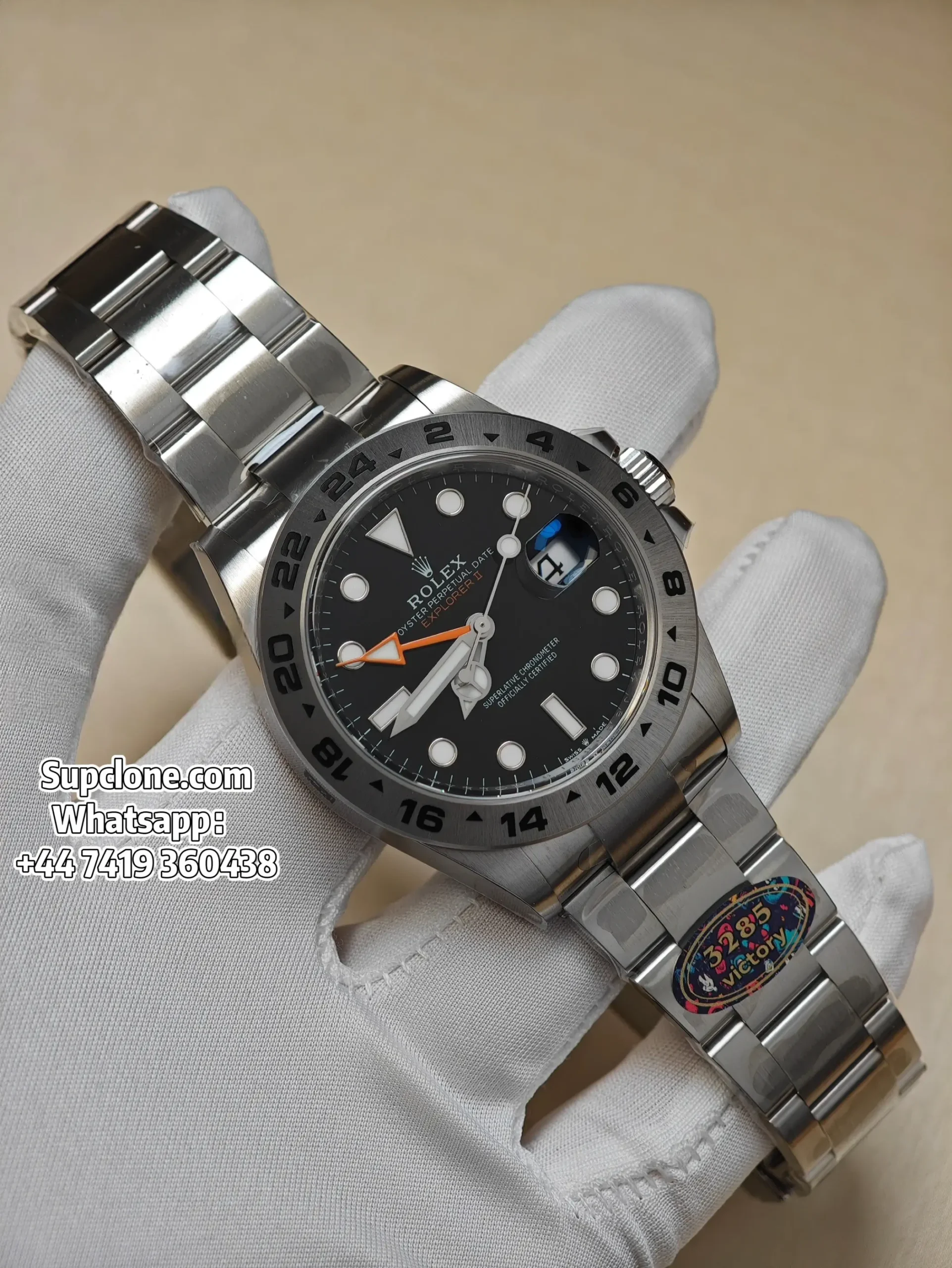 Rolex Explorer II M226570-0002 42mm Polar Super Clone GMT Watch