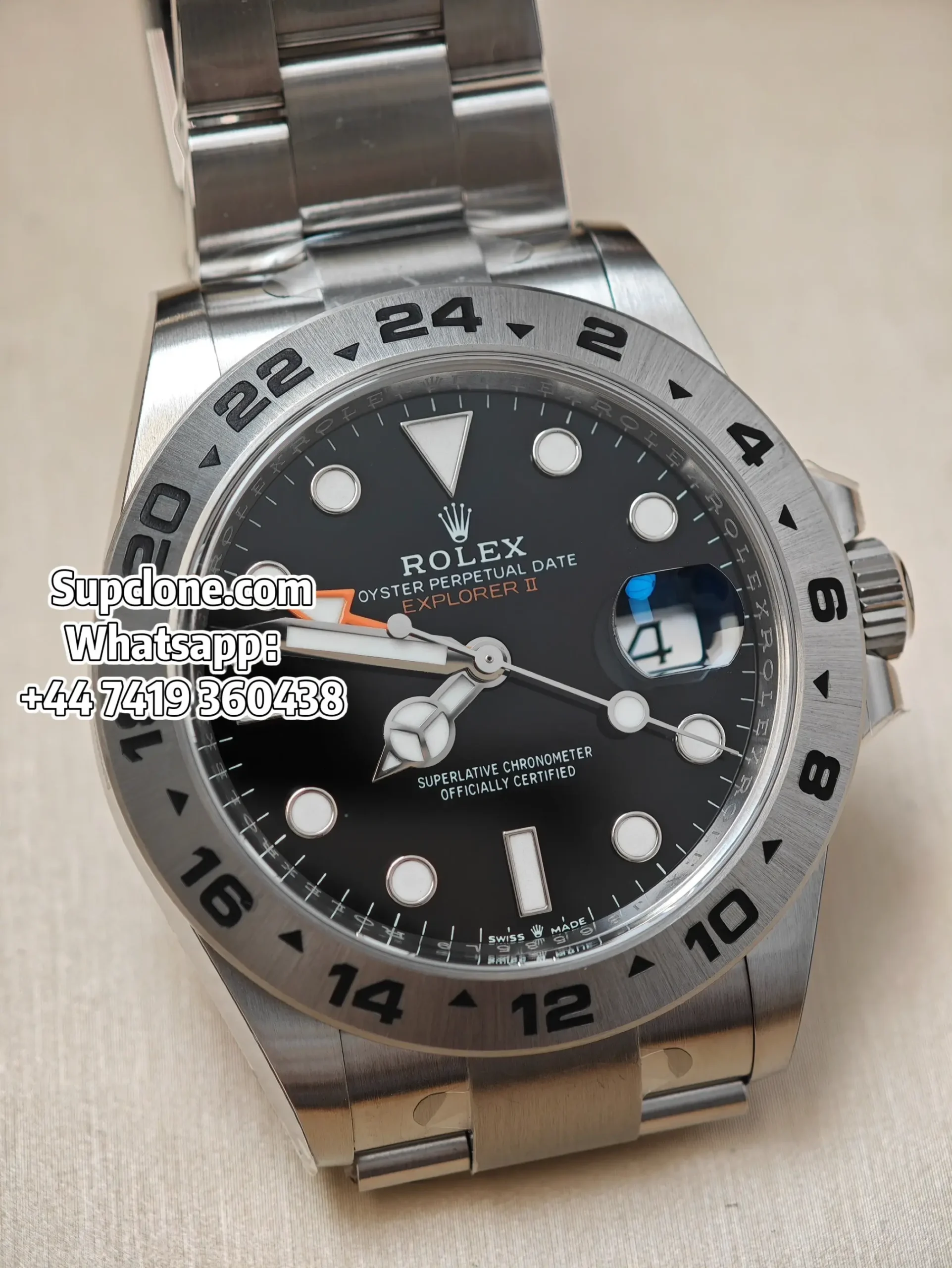 Rolex Explorer II M226570-0002 42mm Polar Super Clone GMT Watch