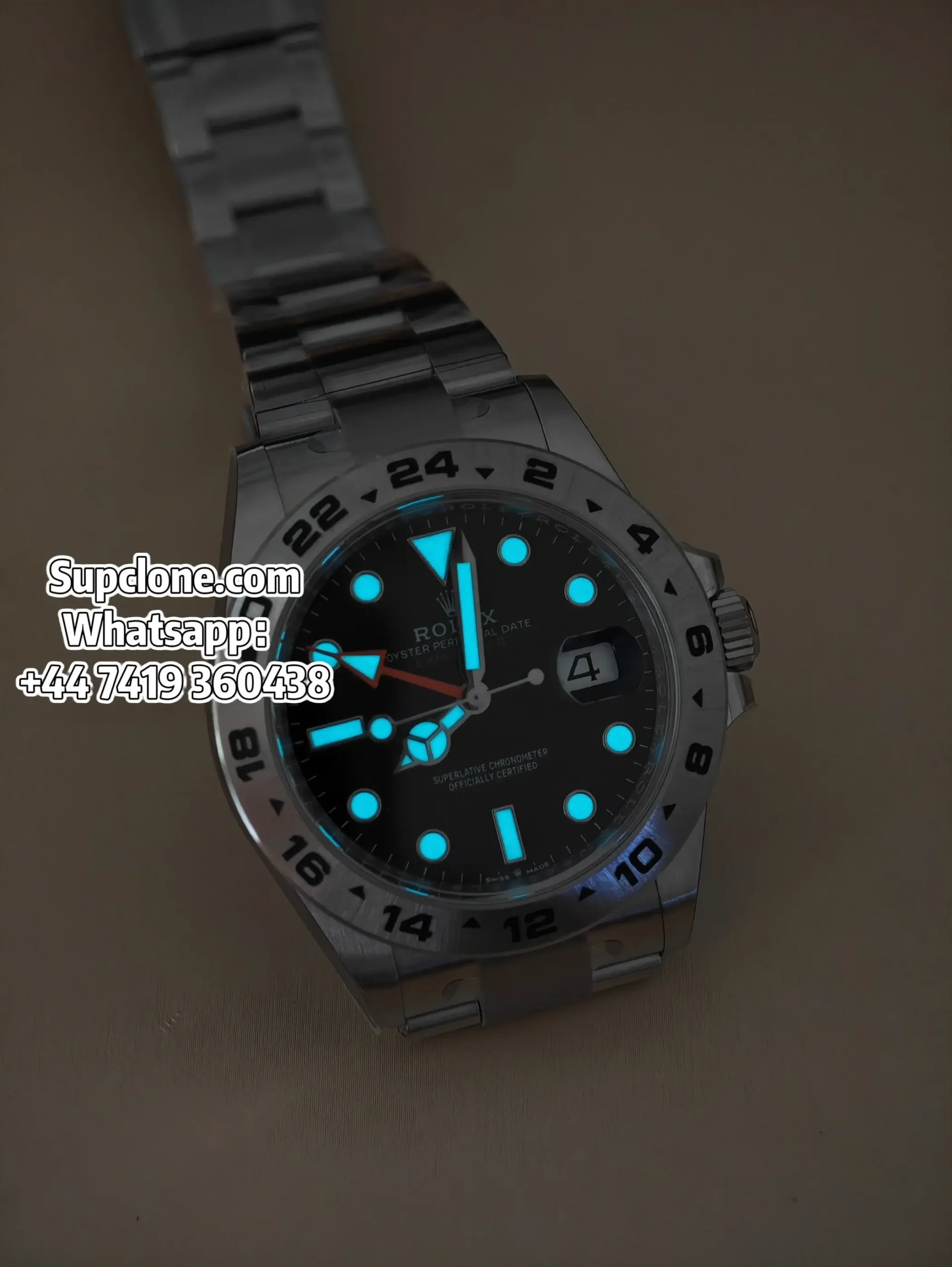 Rolex Explorer II M226570-0002 42mm Polar Super Clone GMT Watch