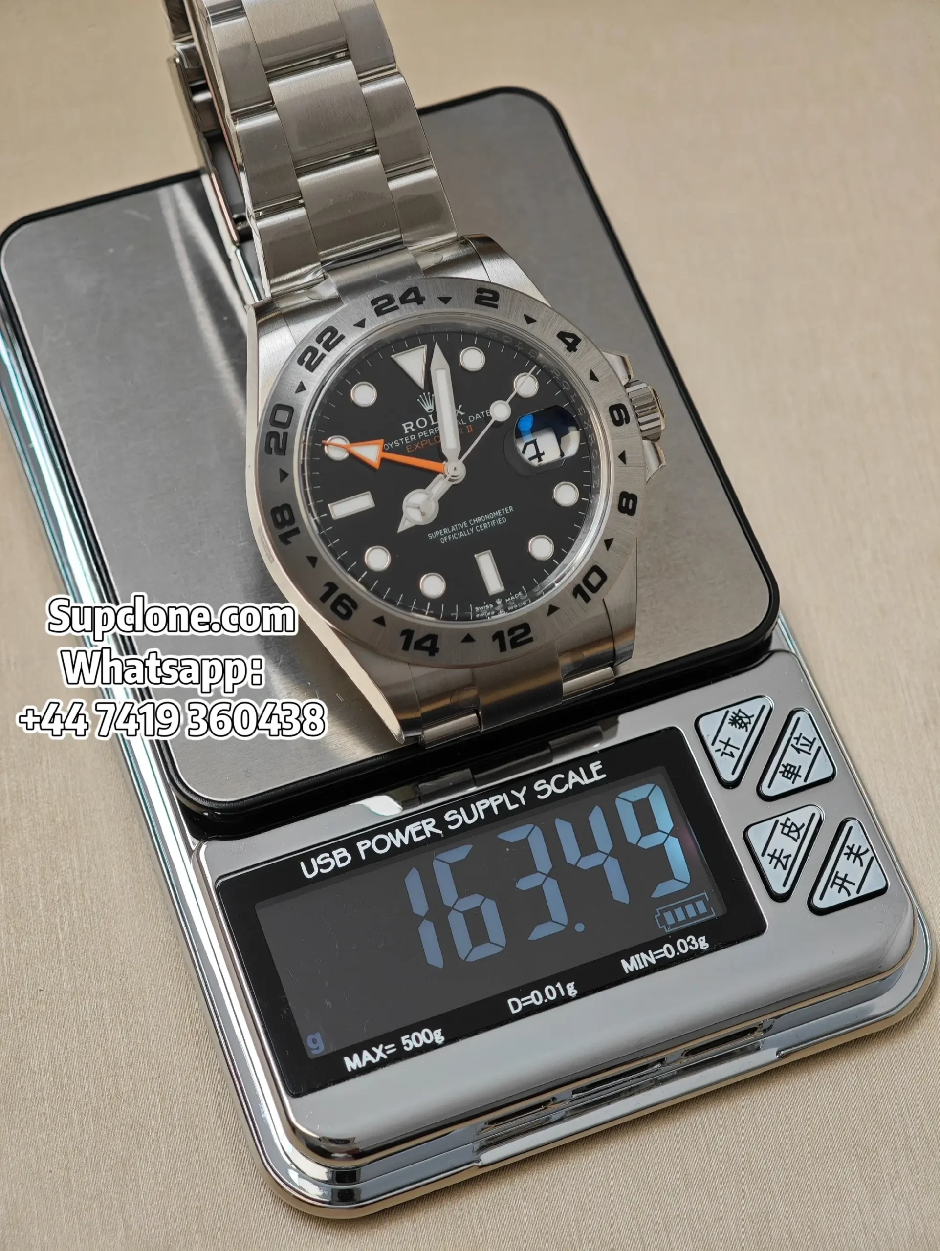 Rolex Explorer II M226570-0002 42mm Polar Super Clone GMT Watch