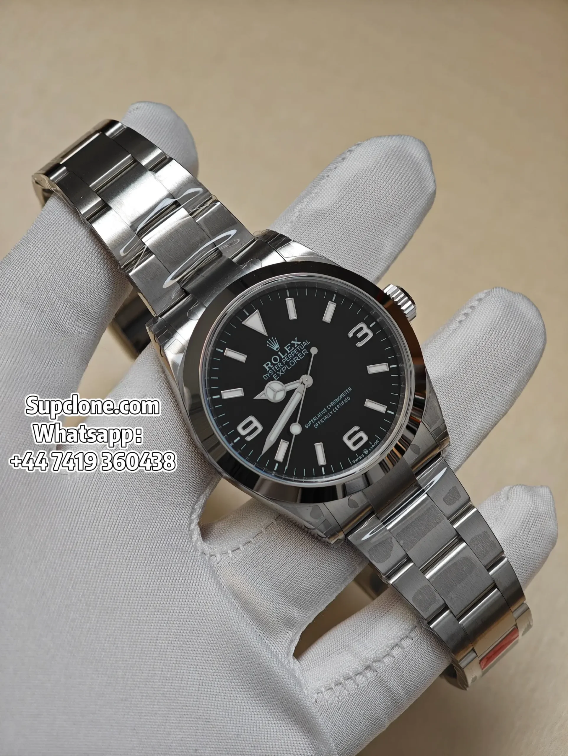 Rolex Explorer M224270-0001 40mm Super Clone Black Dial (1) Rolex Explorer 40 M224270-0001 Super Clone Black Dial Watch
