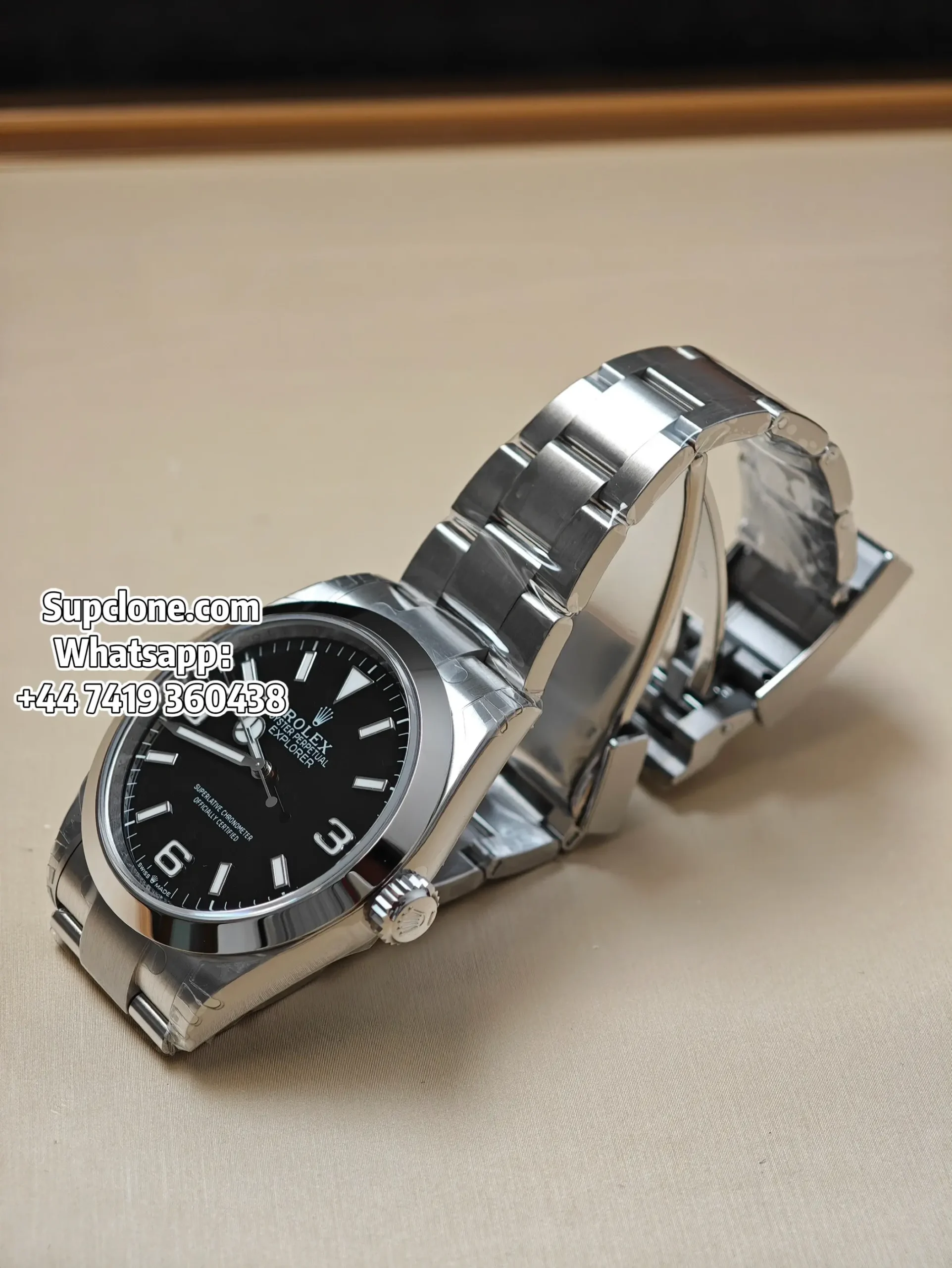 Rolex Explorer M224270-0001 40mm Super Clone Black Dial (16) Rolex Explorer 40 M224270-0001 Super Clone Black Dial Watch