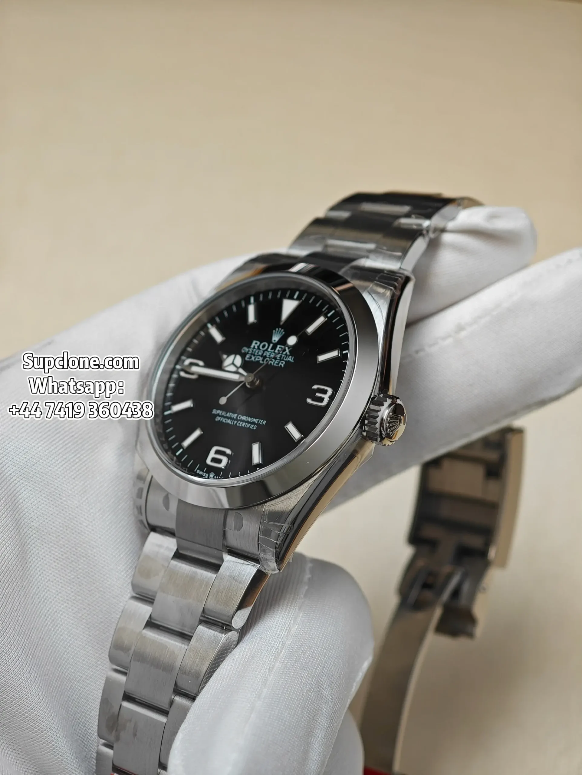 Rolex Explorer M224270-0001 40mm Super Clone Black Dial (19) Rolex Explorer 40 M224270-0001 Super Clone Black Dial Watch