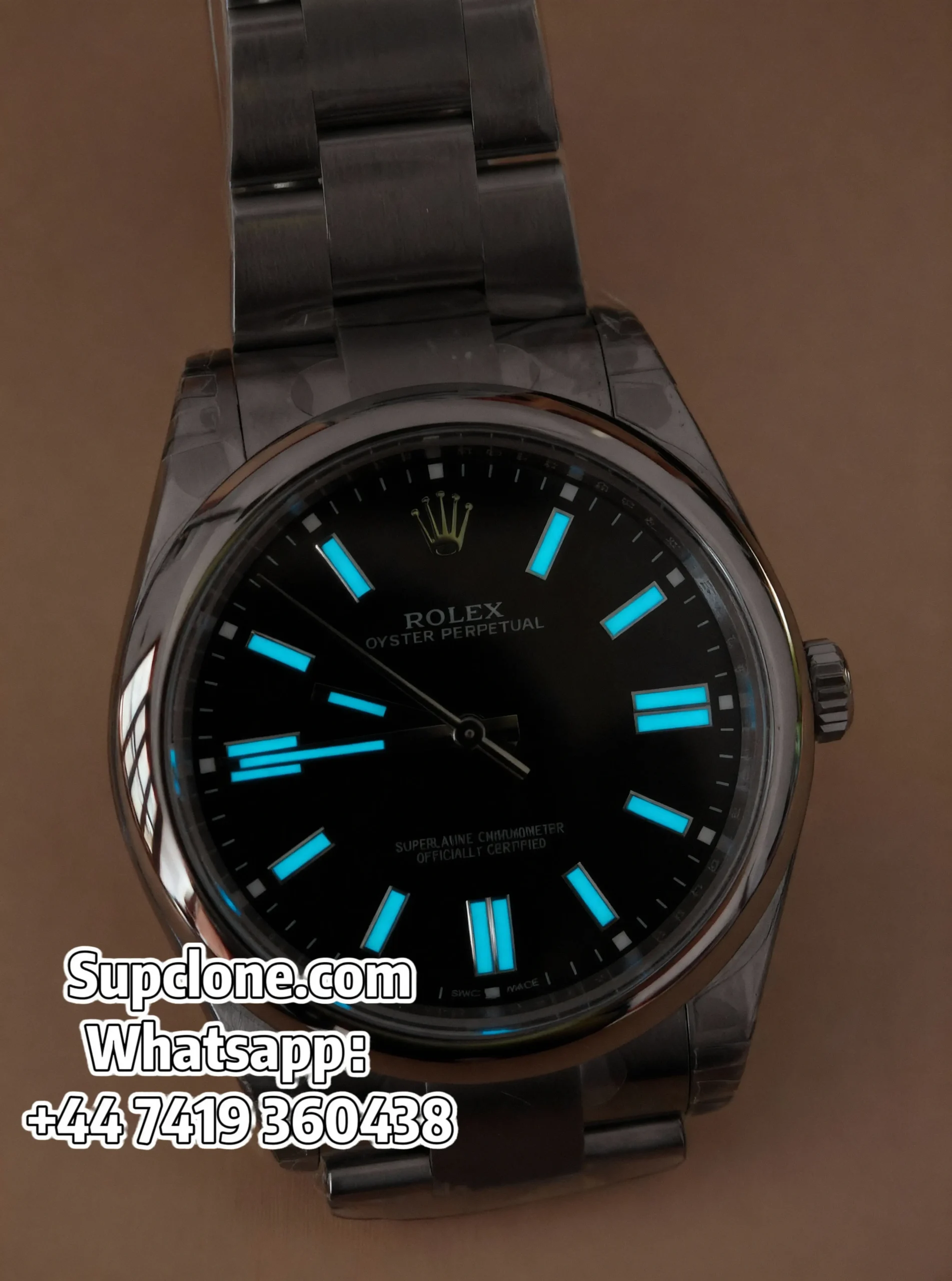 Rolex Oyster Perpetual Super Clone 41mm Black Dial
