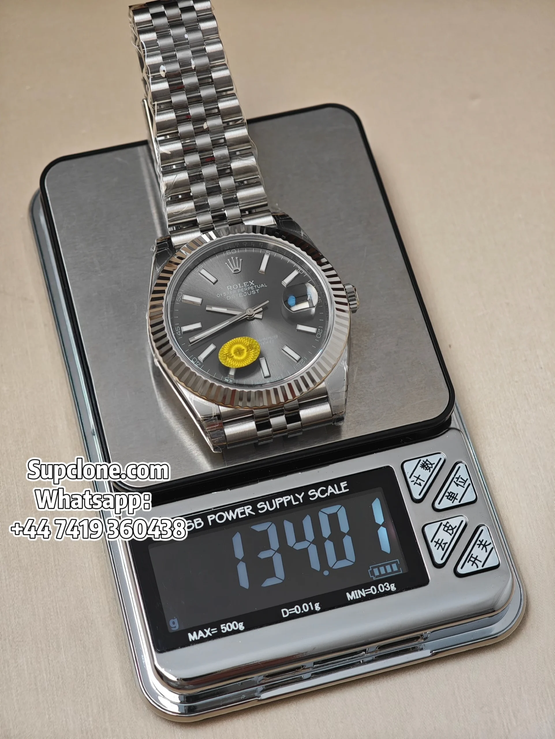 Rolex Super Clone DateJust Grey Dial m126334-0014 Jubilee 41MM (26) Rolex Super Clone DateJust Grey Dial m126334-0014 Jubilee 41MM