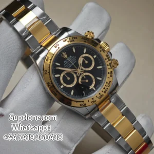 Rolex Super Clone Daytona M126503-0003 Two-Tone Black Dial