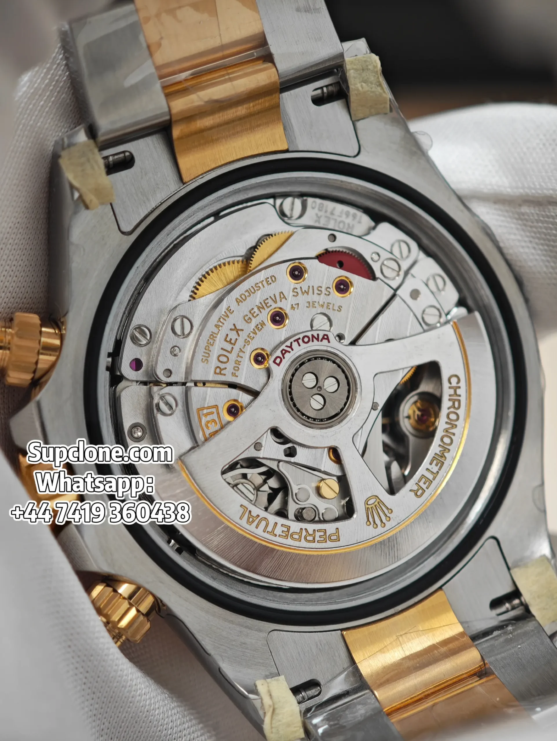 Rolex Super Clone Daytona M126503-0003 Two-Tone Black Dial