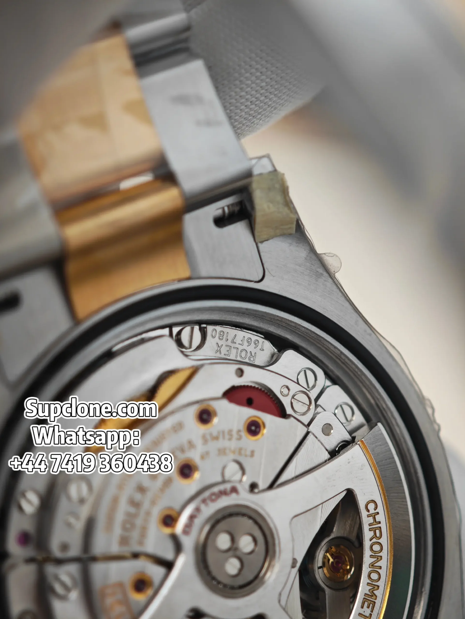 Rolex Super Clone Daytona M126503-0003 Two-Tone Black Dial