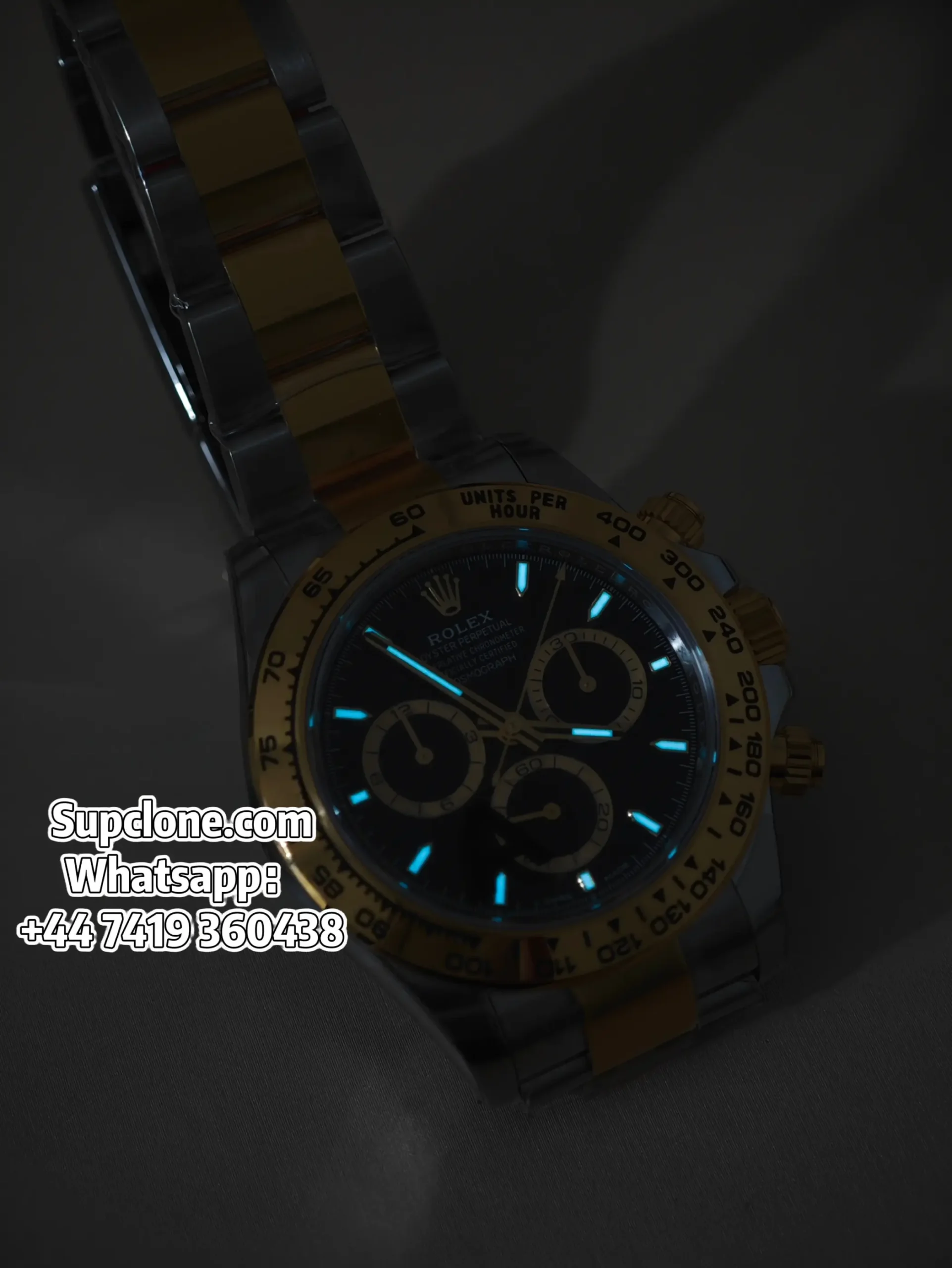 Rolex Super Clone Daytona M126503-0003 Two-Tone Black Dial