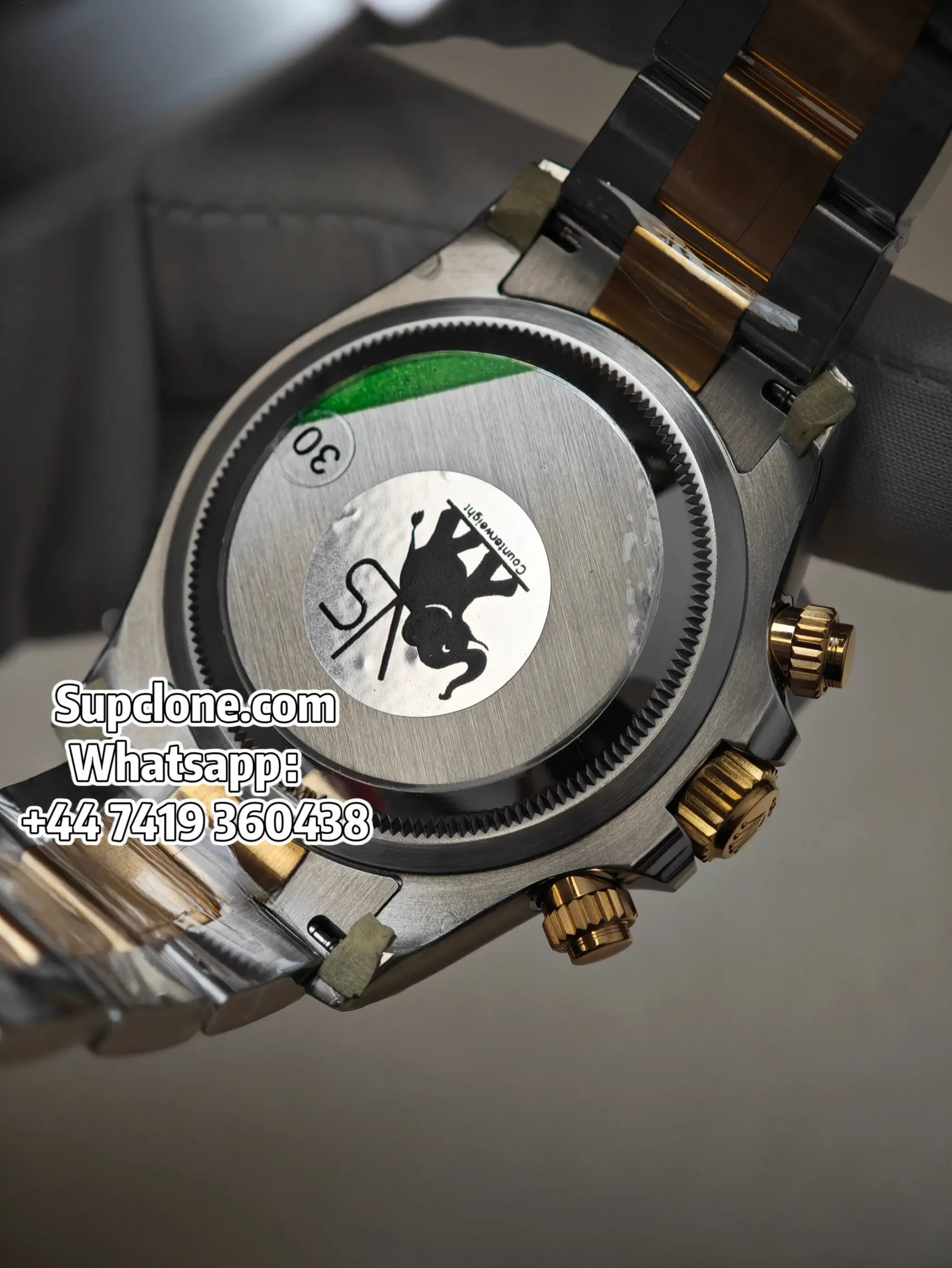 Rolex Super Clone Daytona M126503-0003 Two-Tone Black Dial