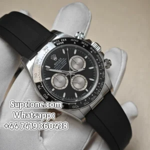 Rolex Super Clone Daytona M126519LN-0002 Black Dial 4131 Movement
