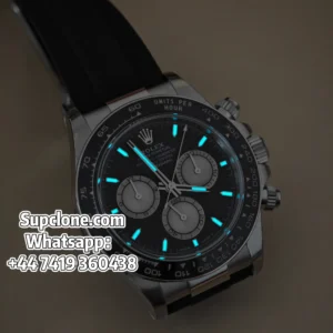 Rolex Super Clone Daytona M126519LN-0002 Black Dial 4131 Movement