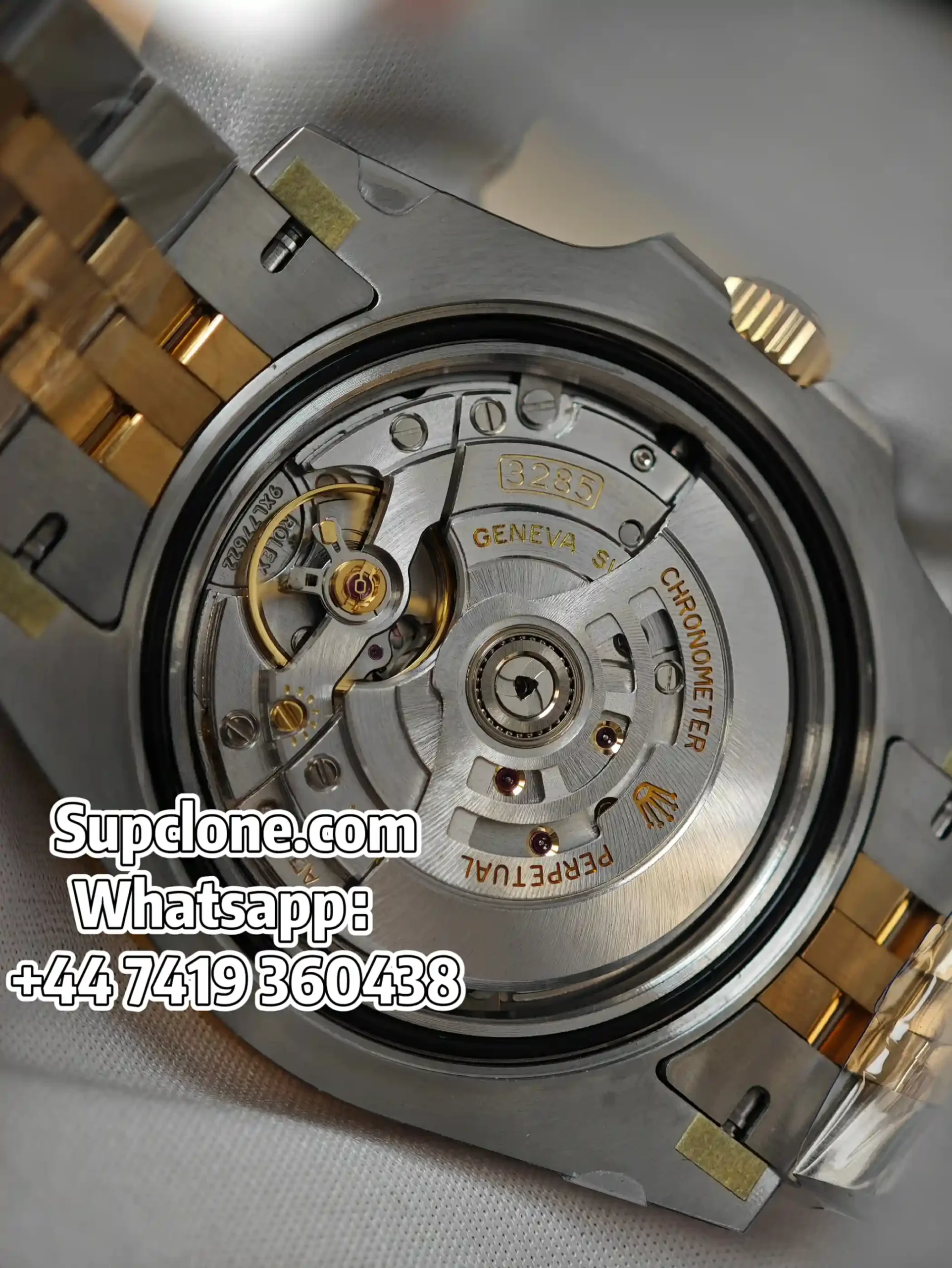 Rolex-Super-Clone-GMT-Master-II-Two-Tone-Oystersteel-Yellow-Gold Movement 3285