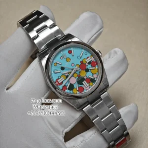 Rolex Super Clone Oyster Perpetual M124300-0008 41mm Celebration Dial 3230 Movement