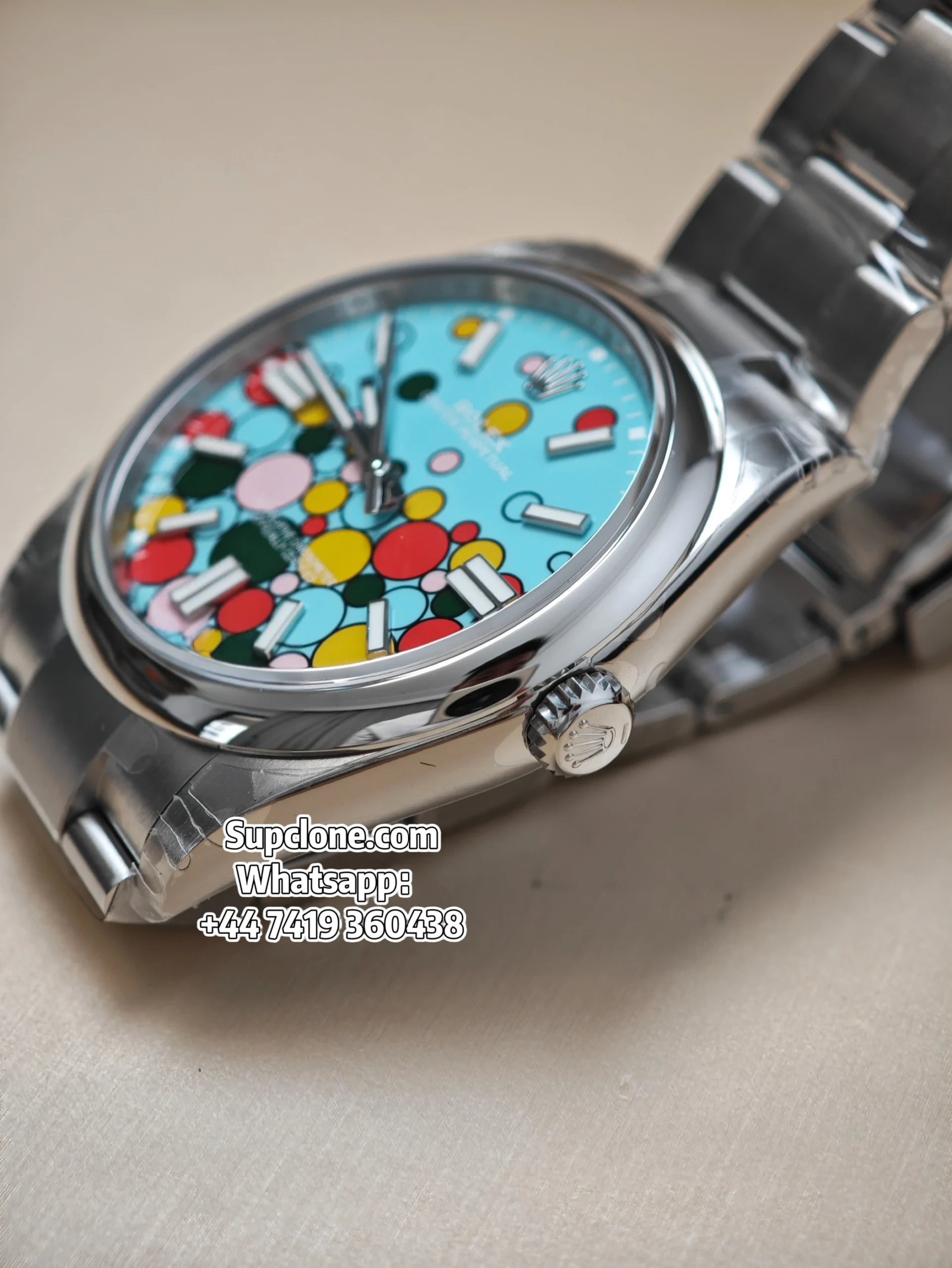 Rolex Super Clone Oyster Perpetual M124300-0008 41mm Celebration Dial (15) Rolex Super Clone Oyster Perpetual M124300-0008 41mm Celebration Dial 3230 Movement