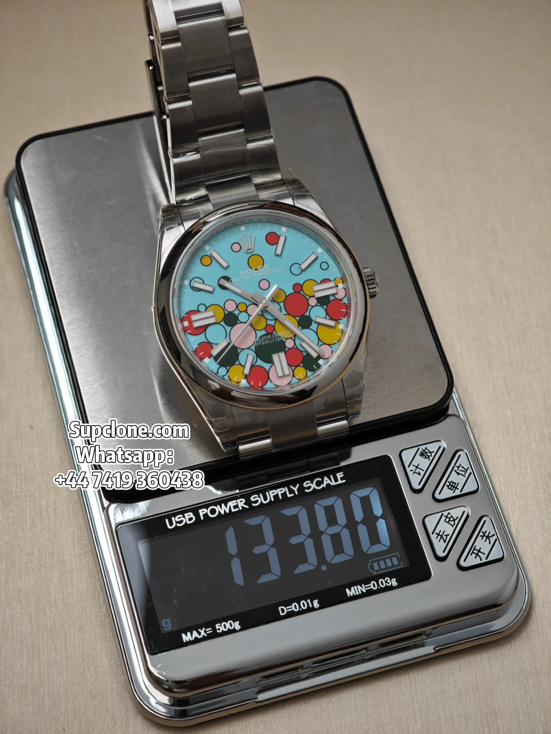 Rolex Super Clone Oyster Perpetual M124300-0008 41mm Celebration Dial (20) Rolex Super Clone Oyster Perpetual M124300-0008 41mm Celebration Dial 3230 Movement