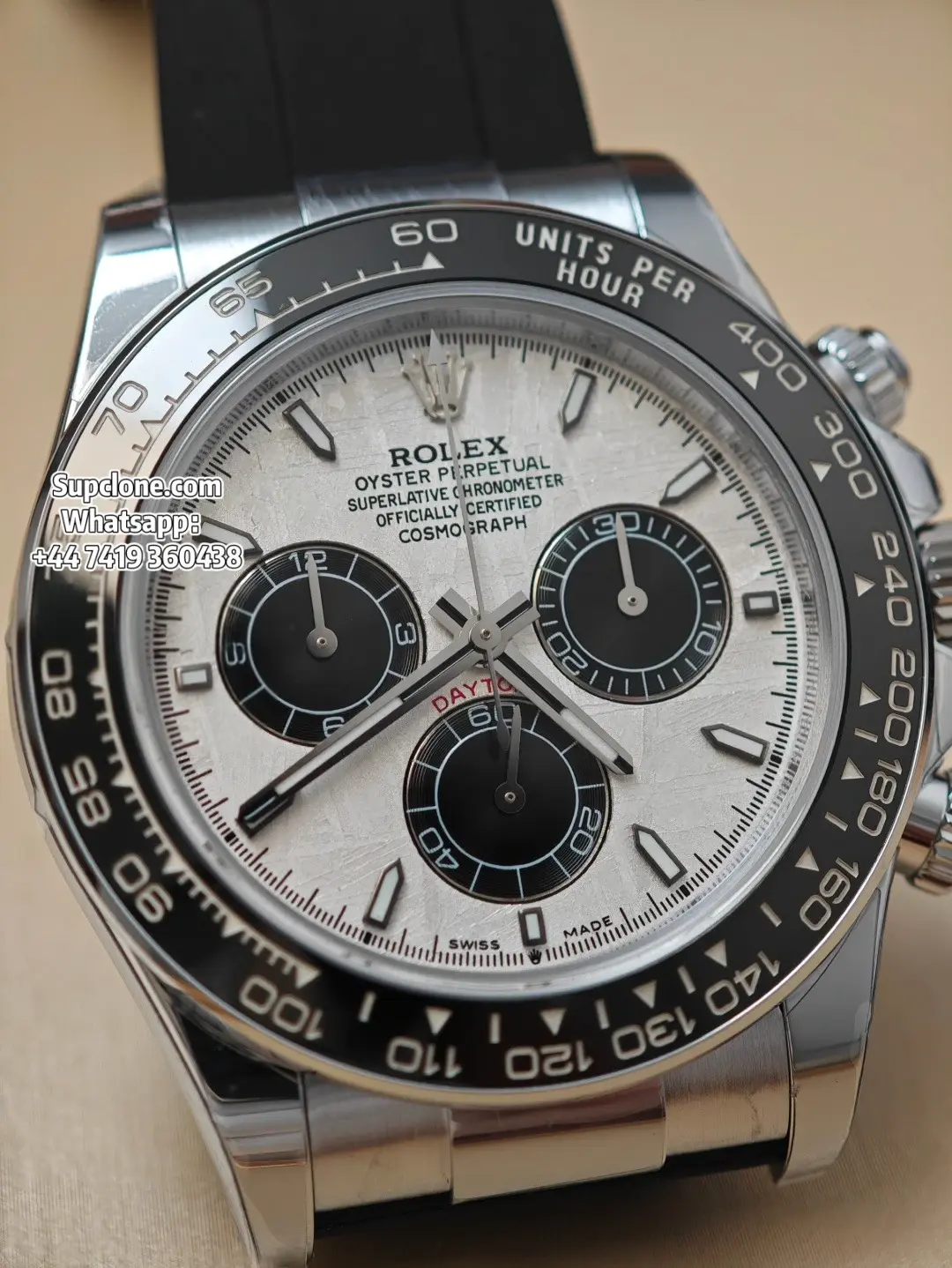 Rolex Super Clone Wachtes Daytona M126519LN-0007 Meteorite Dial 4131 Movement (12) Rolex Super Clone Wachtes Daytona M126519LN-0007 Meteorite Dial 4131 Movement