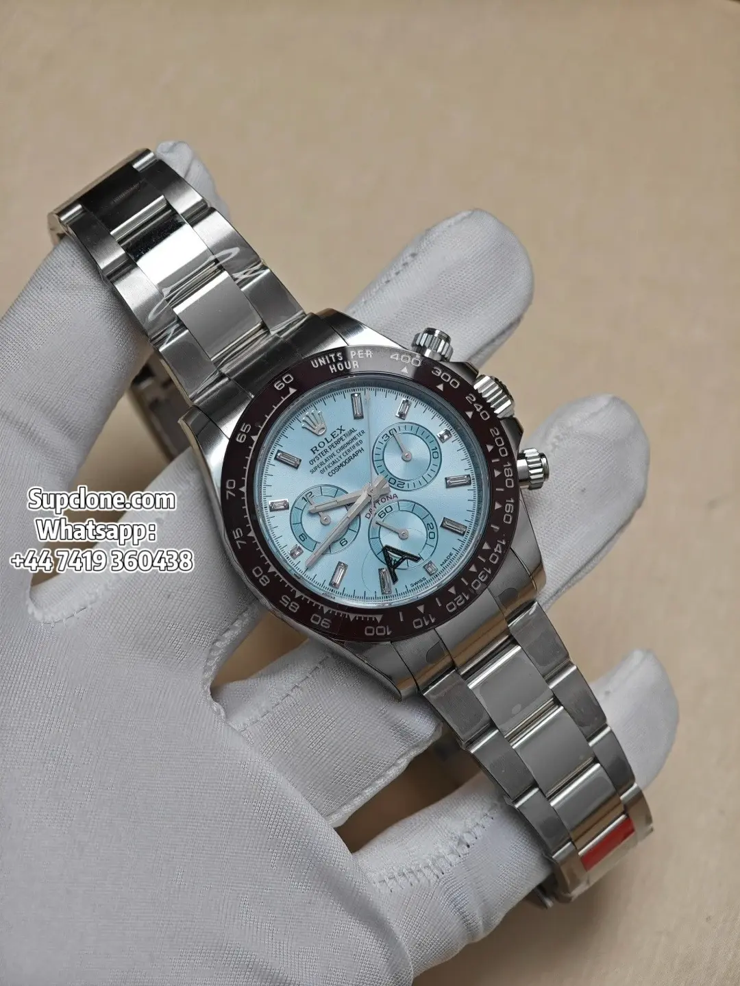 Rolex Super Clone Watche ICE BLUE Daytona M116506-0002 4130 Movement (1) Rolex Super Clone Watche ICE BLUE Daytona M116506-0002 4130 Movement