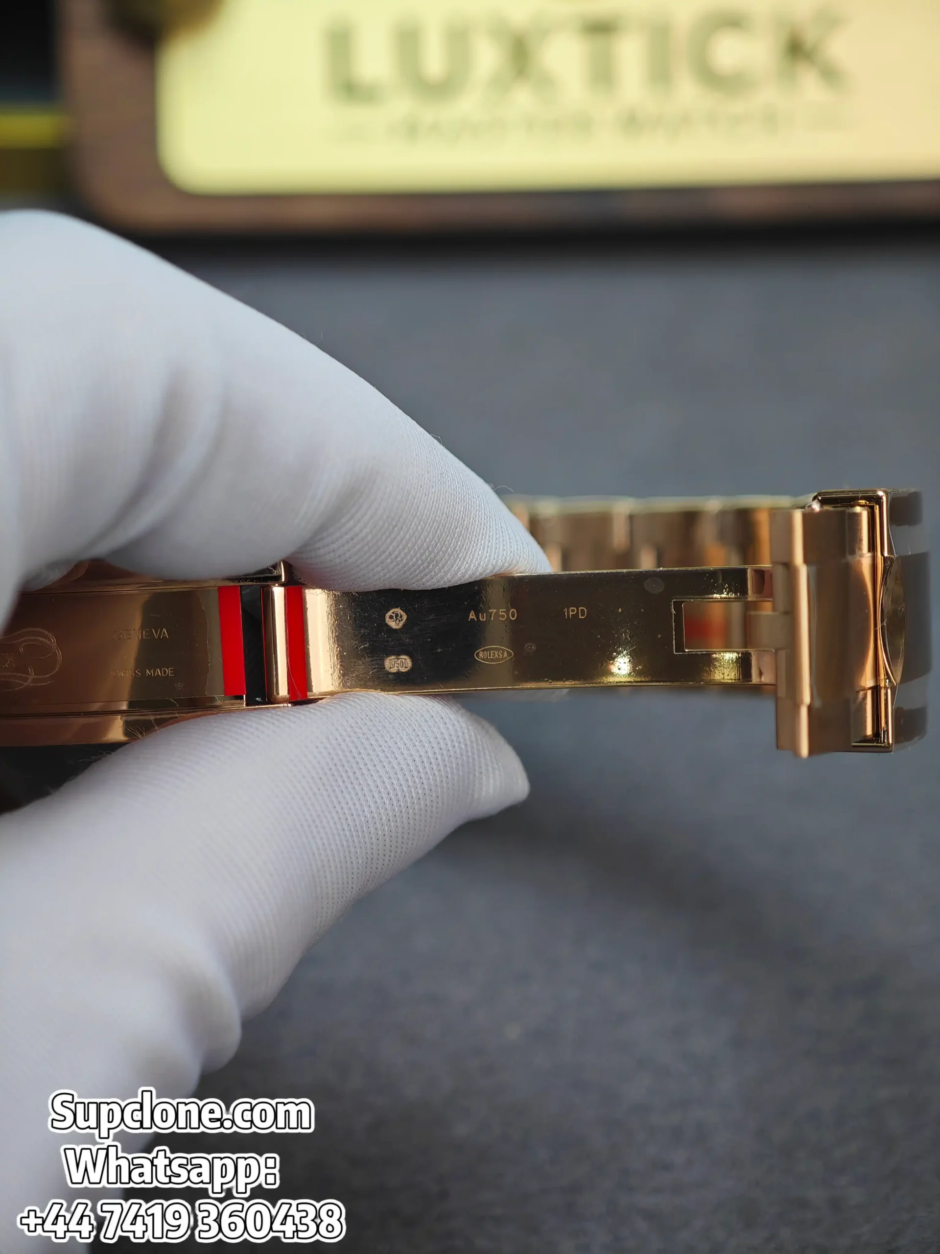 Rolex Super Clone Watches 1:1 Full Gold Root Beer GMT-Master II 126715CHNR 3285 Movement