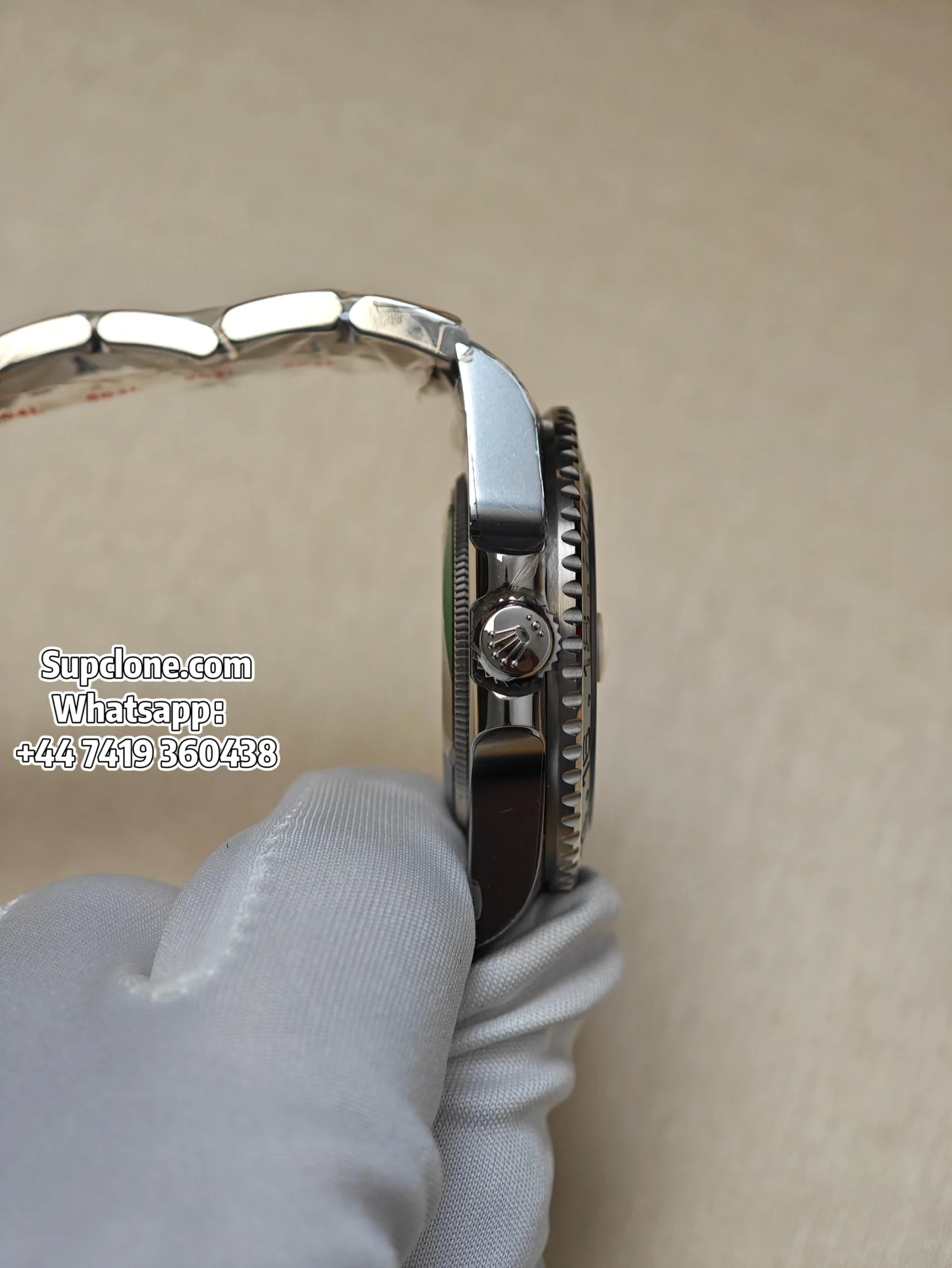 Rolex Super Clone Watches 1:1 New "Sprite" GMT-Master II 126729VTNR Oyster 3285 Movement