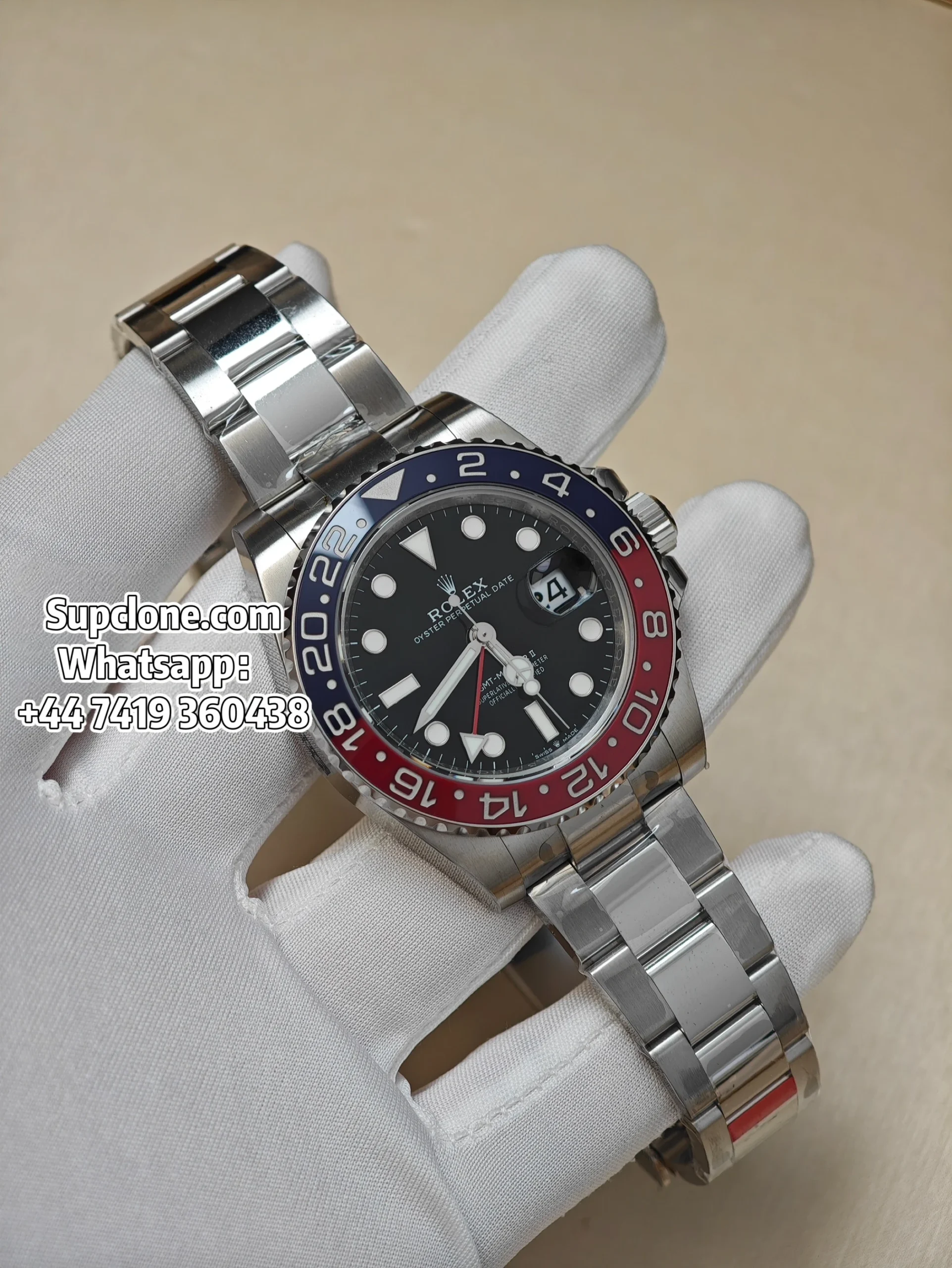 Rolex Super Clone Watches 11 Pepsi GMT-Master II 126710BLRO V3 Oyster Bracelet Edition (1) Rolex Super Clone Watches 11 Pepsi GMT-Master II 126710BLRO V3 Oyster Bracelet Edition