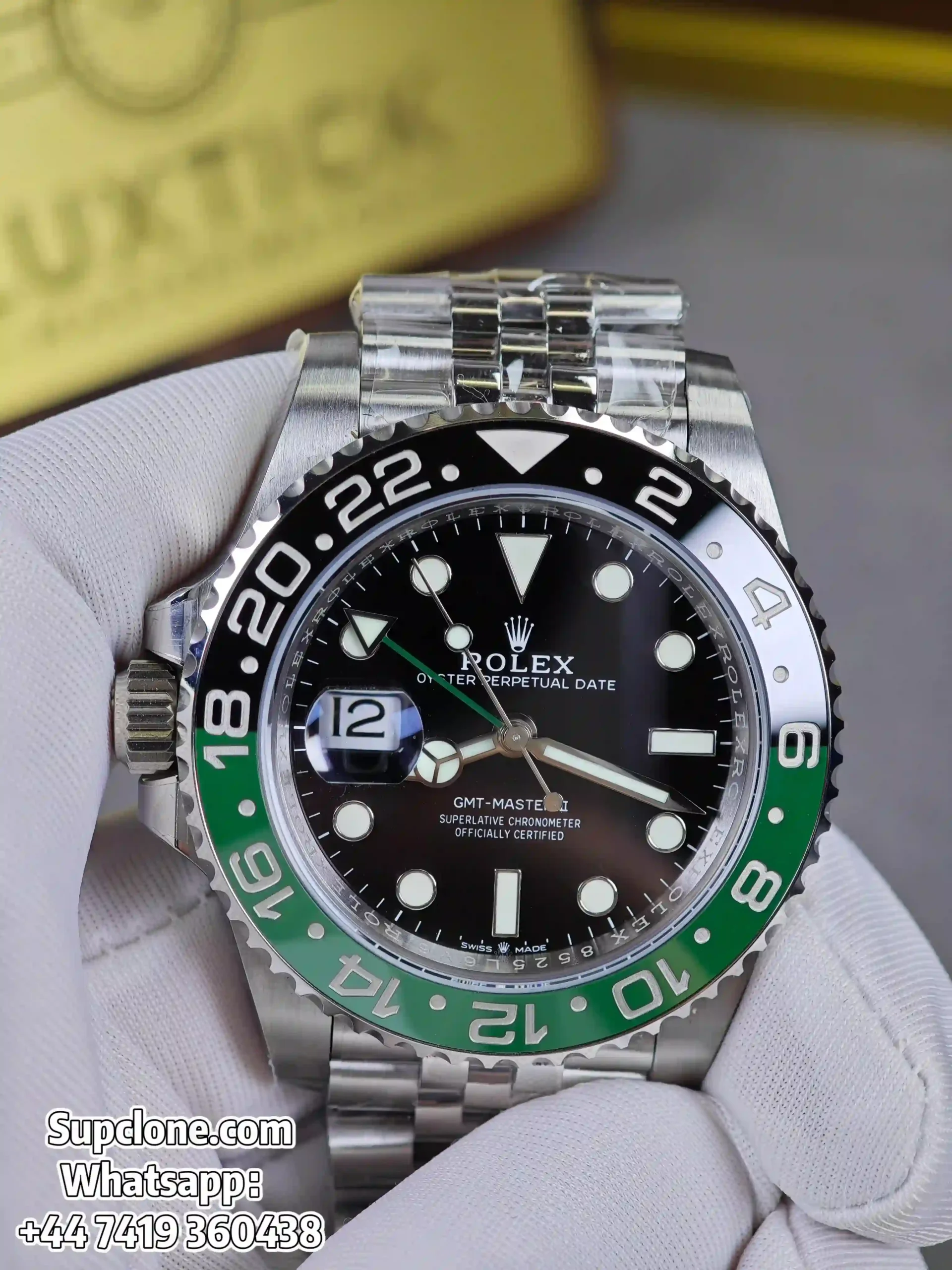 Rolex Super Clone Watches 1:1 Sprite GMT-Master II 126720VTNR 3285Movement Jubilee