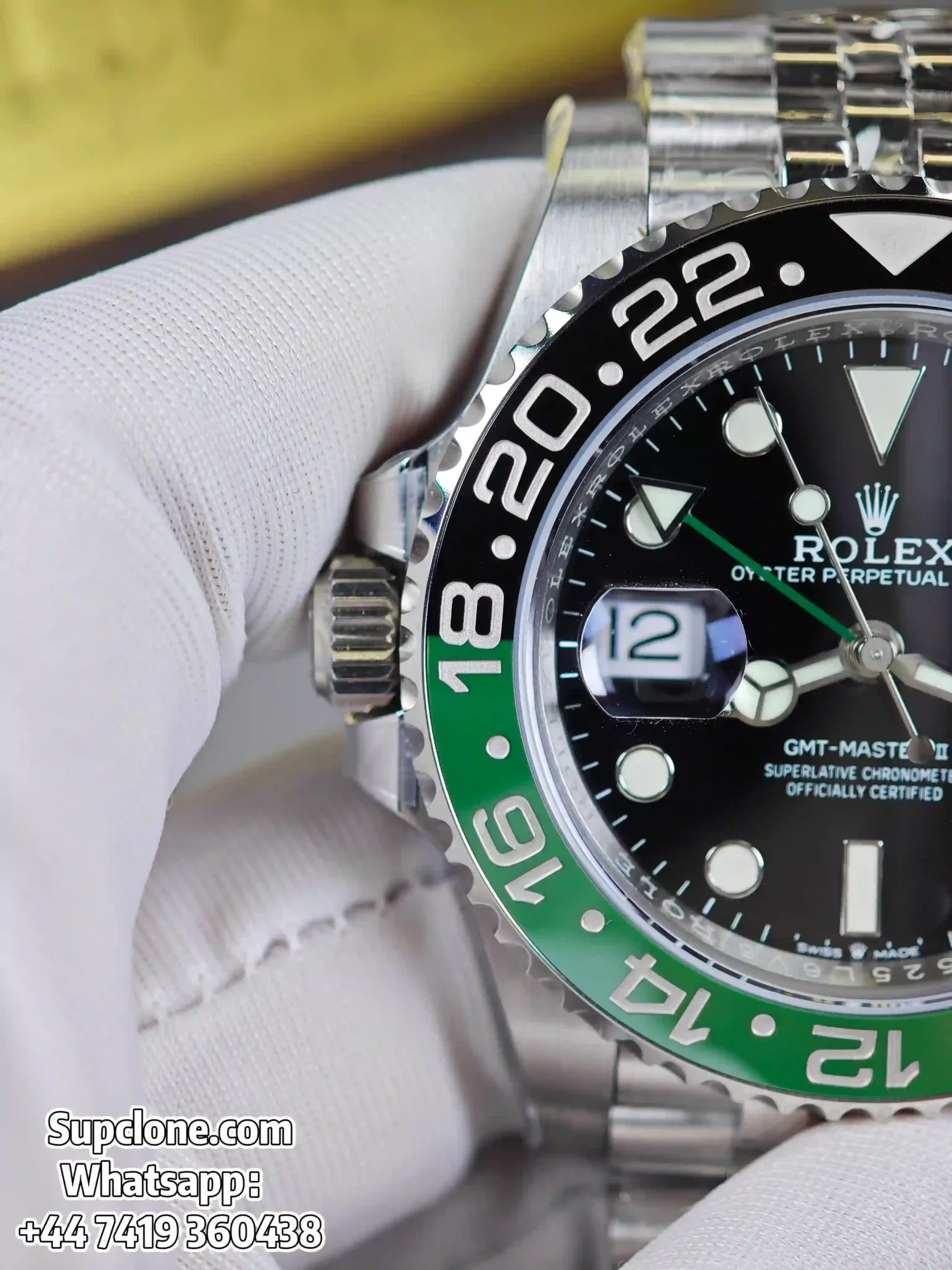 Rolex Super Clone Watches 1:1 Sprite GMT-Master II 126720VTNR 3285Movement Jubilee