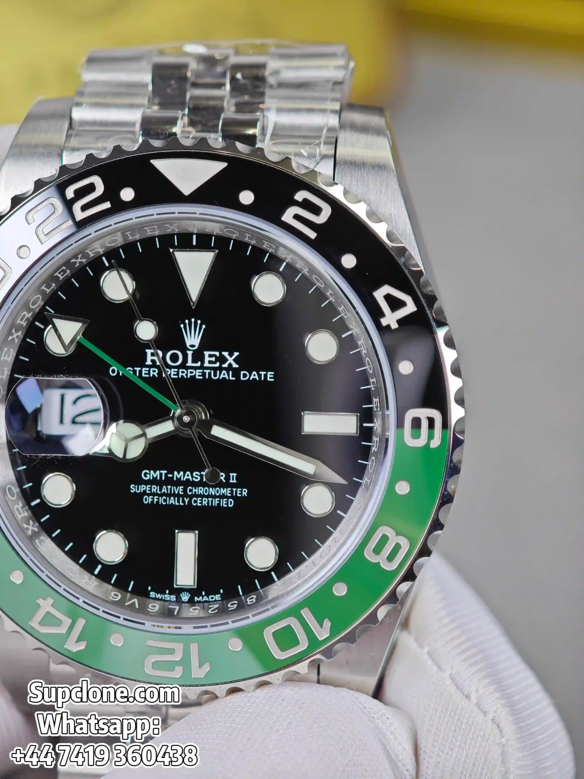 Rolex Super Clone Watches 1:1 Sprite GMT-Master II 126720VTNR 3285Movement Jubilee