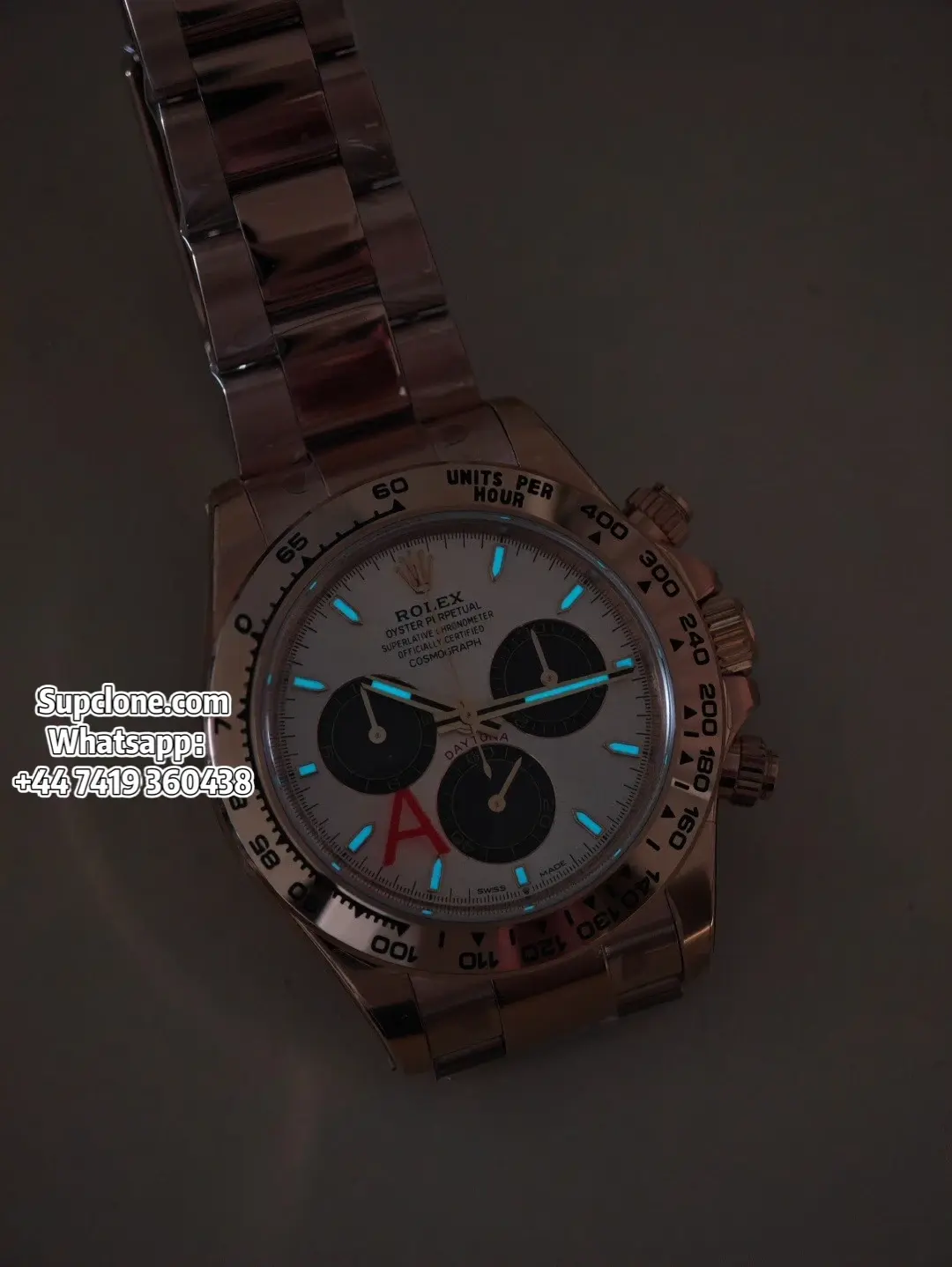 Rolex Super Clone Watches Daytona M126505-0003 Rose Gold Dial 4131 Movement (19) Rolex Super Clone Watches Daytona M126505-0003 Rose Gold Dial 4131 Movement