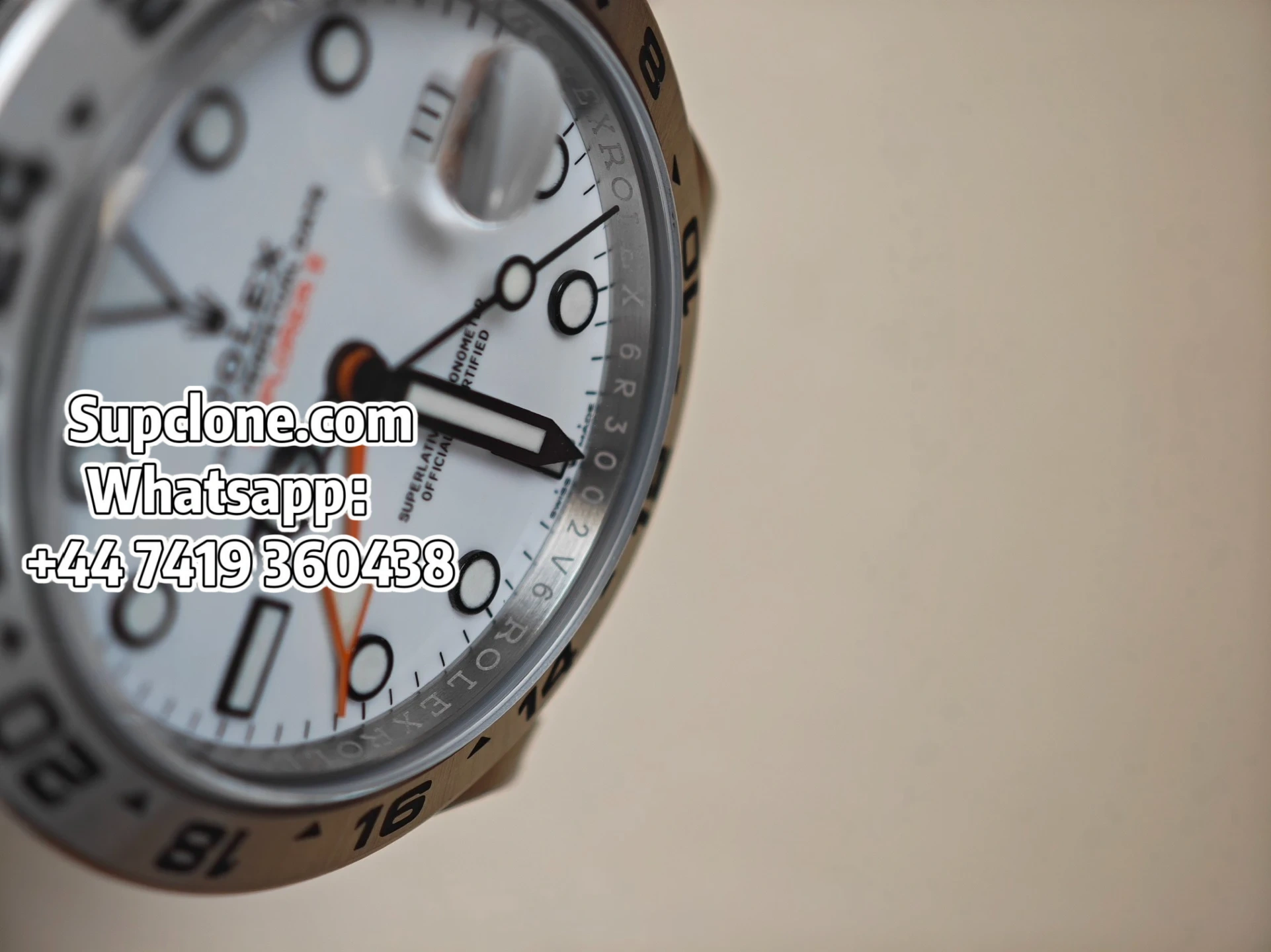 Rolex Super Clone Watches Explore II Oystersteel m226570-0001 White Dial 3285 Movement