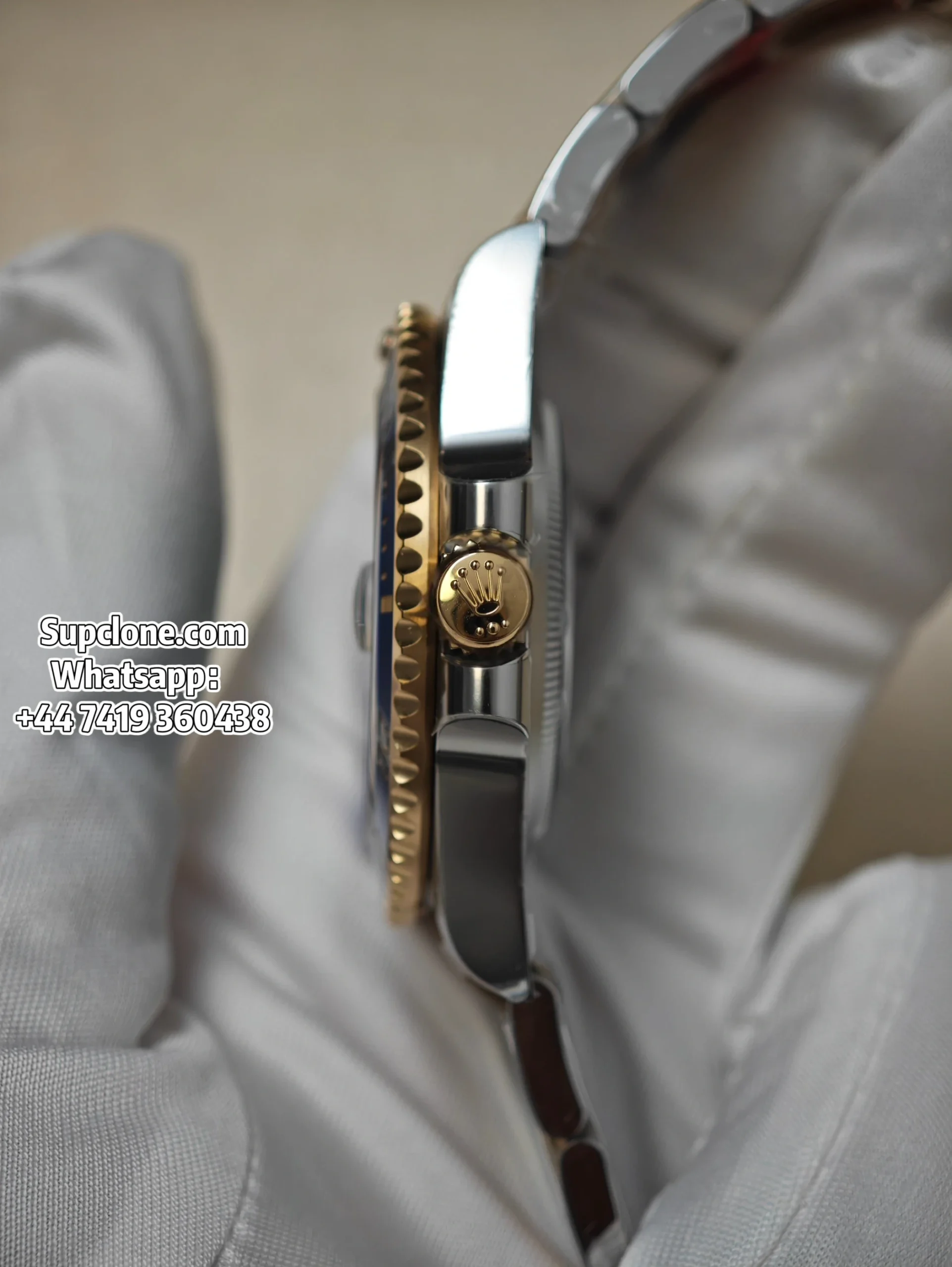 Rolex Super Clone Watches Submariner Bluesy M126613LB Two-Tone Gold Blue Dial (3) Rolex Super Clone Watches Submariner Bluesy M126613LB Two-Tone Gold Blue Dial 3235 Movement