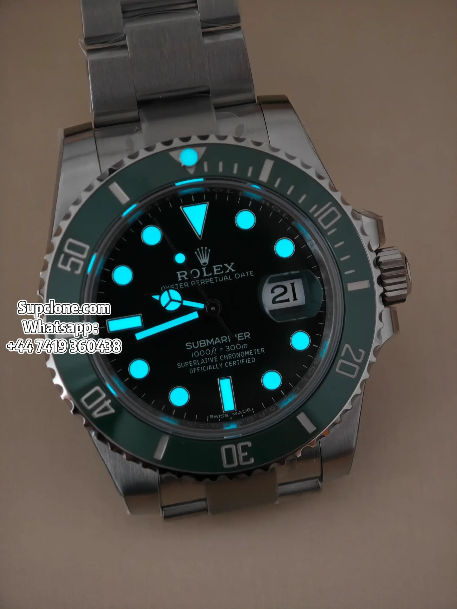 Rolex Super Clone Watches Submariner Hulk 116610LV 3135 Movement (12) Rolex Super Clone Watches Submariner Hulk 116610LV 3135 Movement