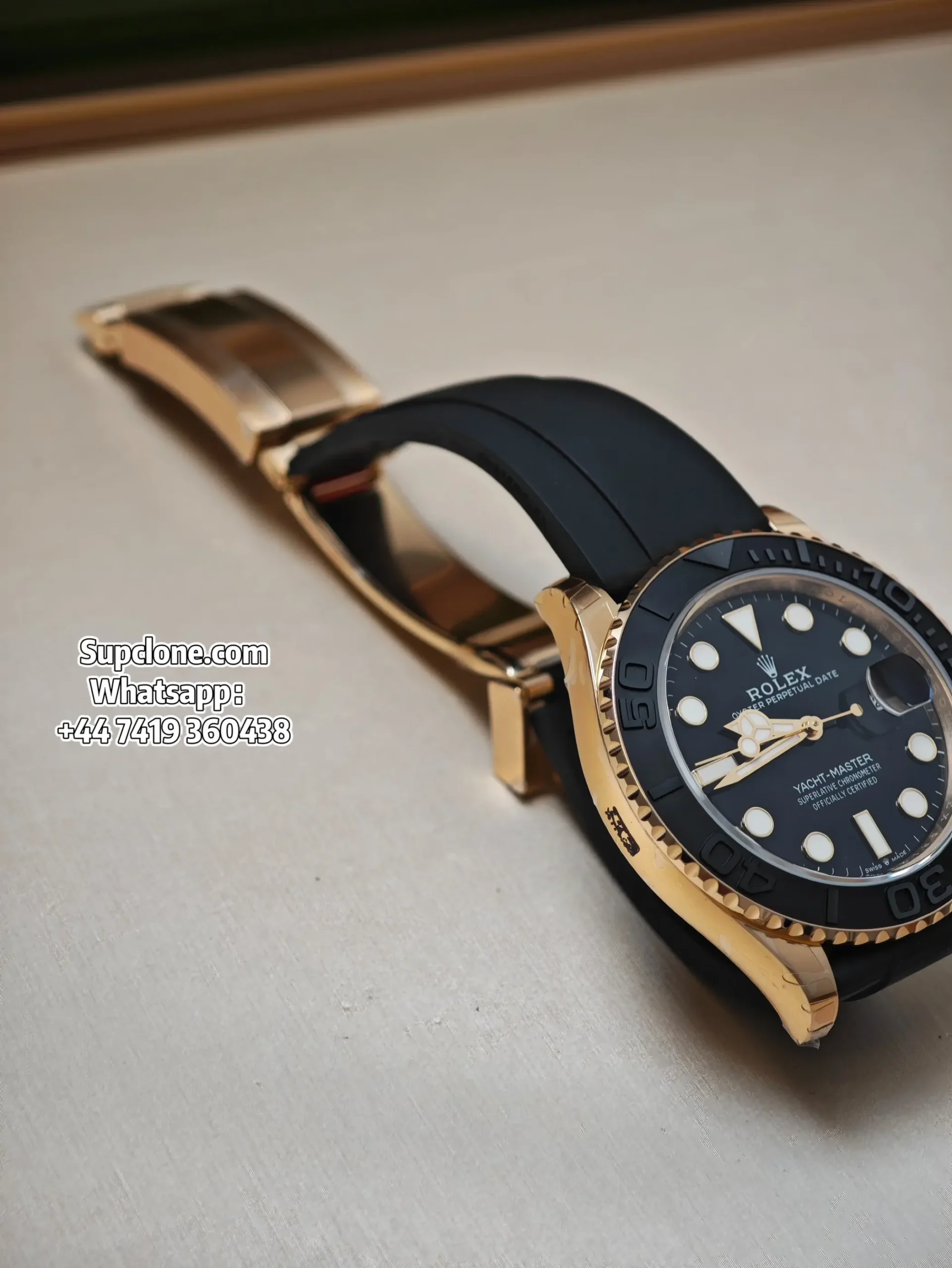 Rolex Super Clone Watches Yacht Master 18k Gold 226658 3235 Movement (18) Rolex Super Clone Watches Yacht Master 18k Gold 226658 3235 Movement