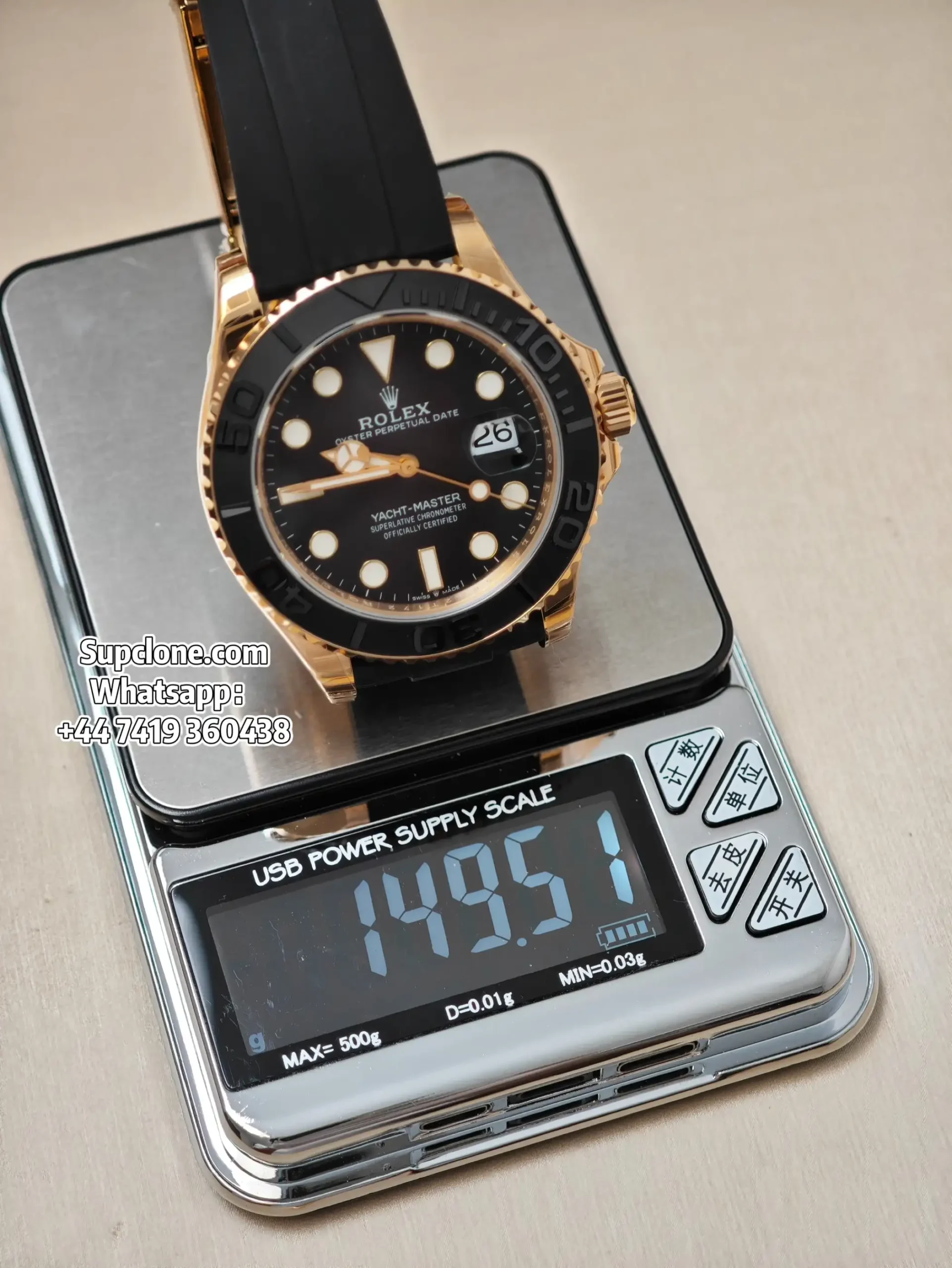 Rolex Super Clone Watches Yacht Master 18k Gold 226658 3235 Movement (22) Rolex Super Clone Watches Yacht Master 18k Gold 226658 3235 Movement