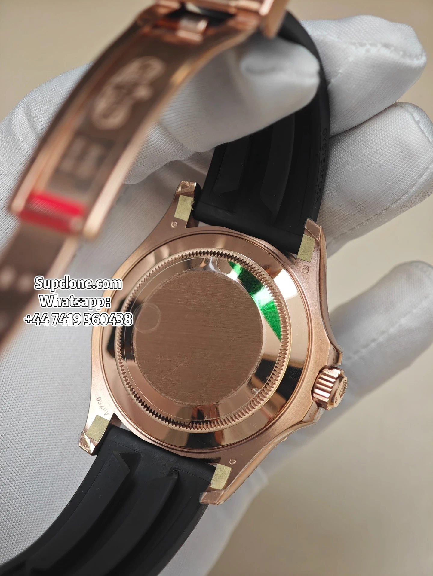 Rolex Super Clone Watches Yacht Master 18k Rose Gold m126655-0002 3235 Movement