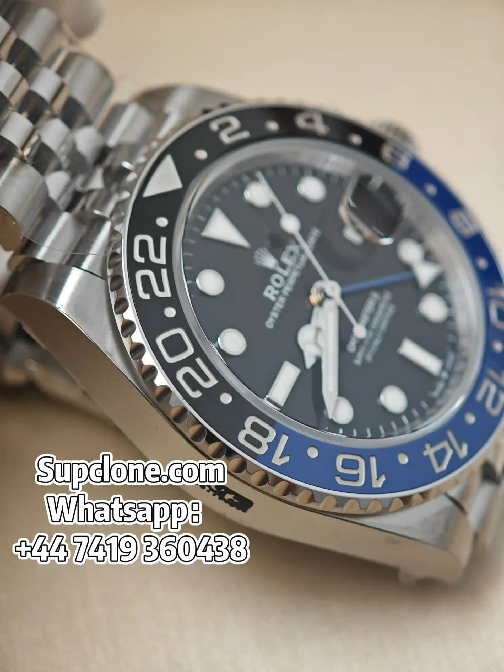 Super-Clone-Rolex-GMT-Master-II-Batgirl