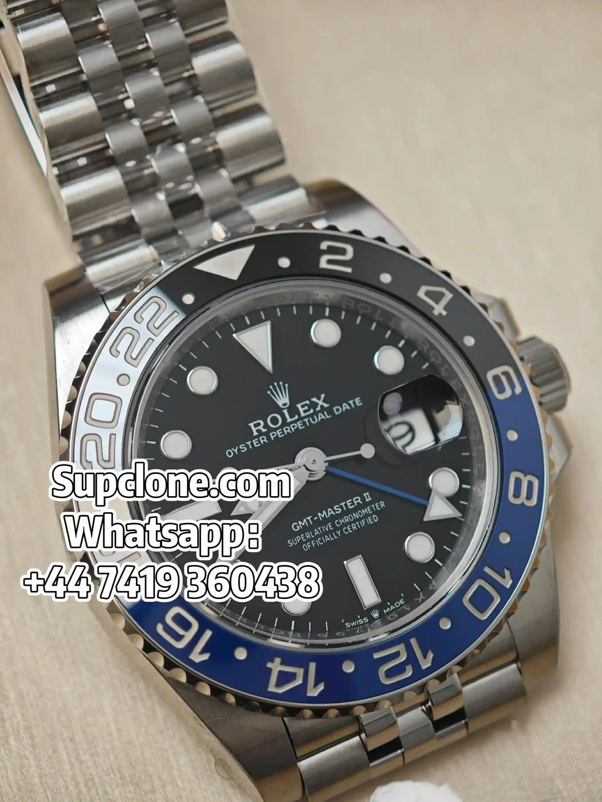 Super-Clone-Rolex-GMT-Master-II-Batgirl