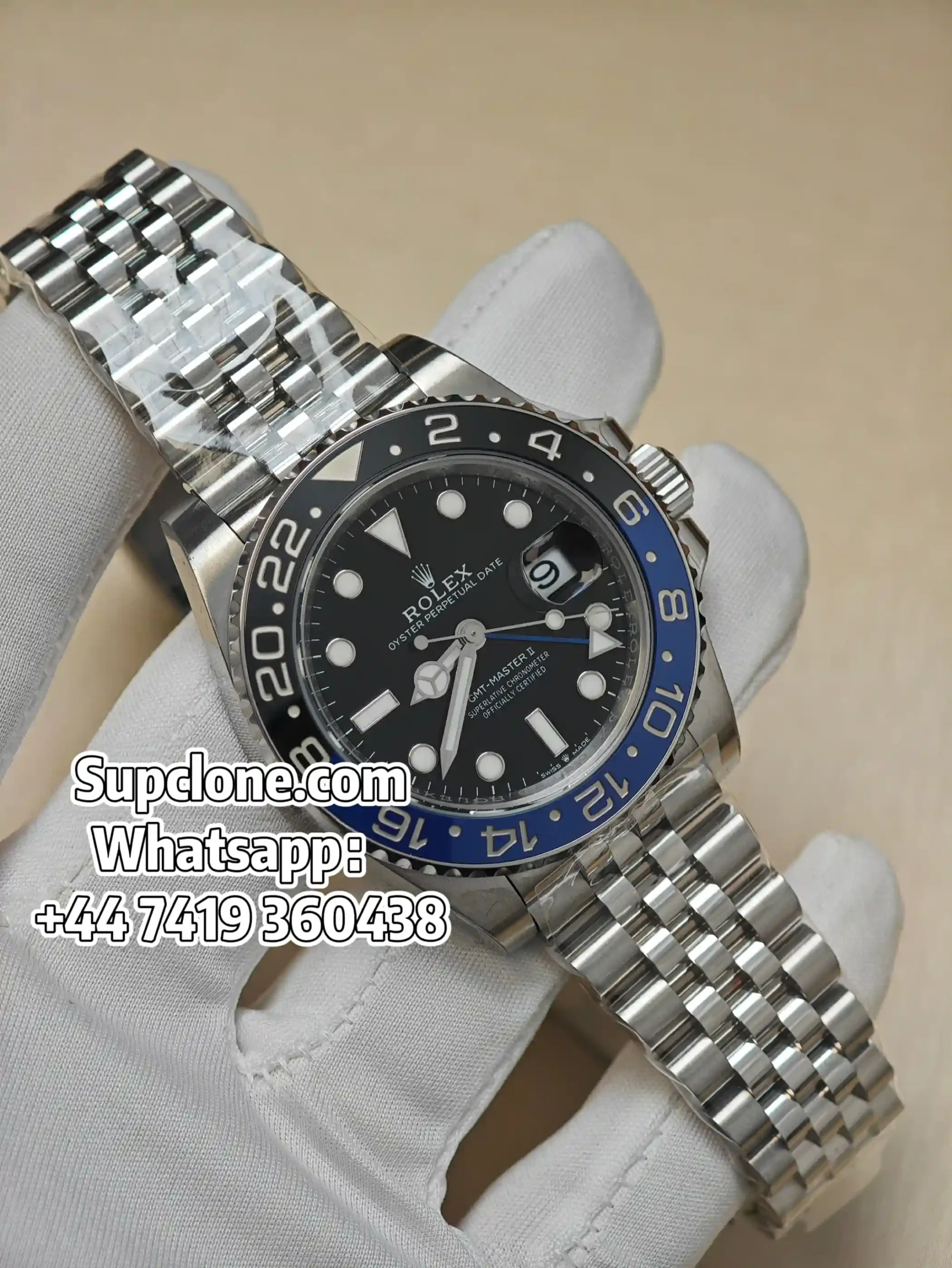 Super-Clone-Rolex-GMT-Master-II-Batgirl